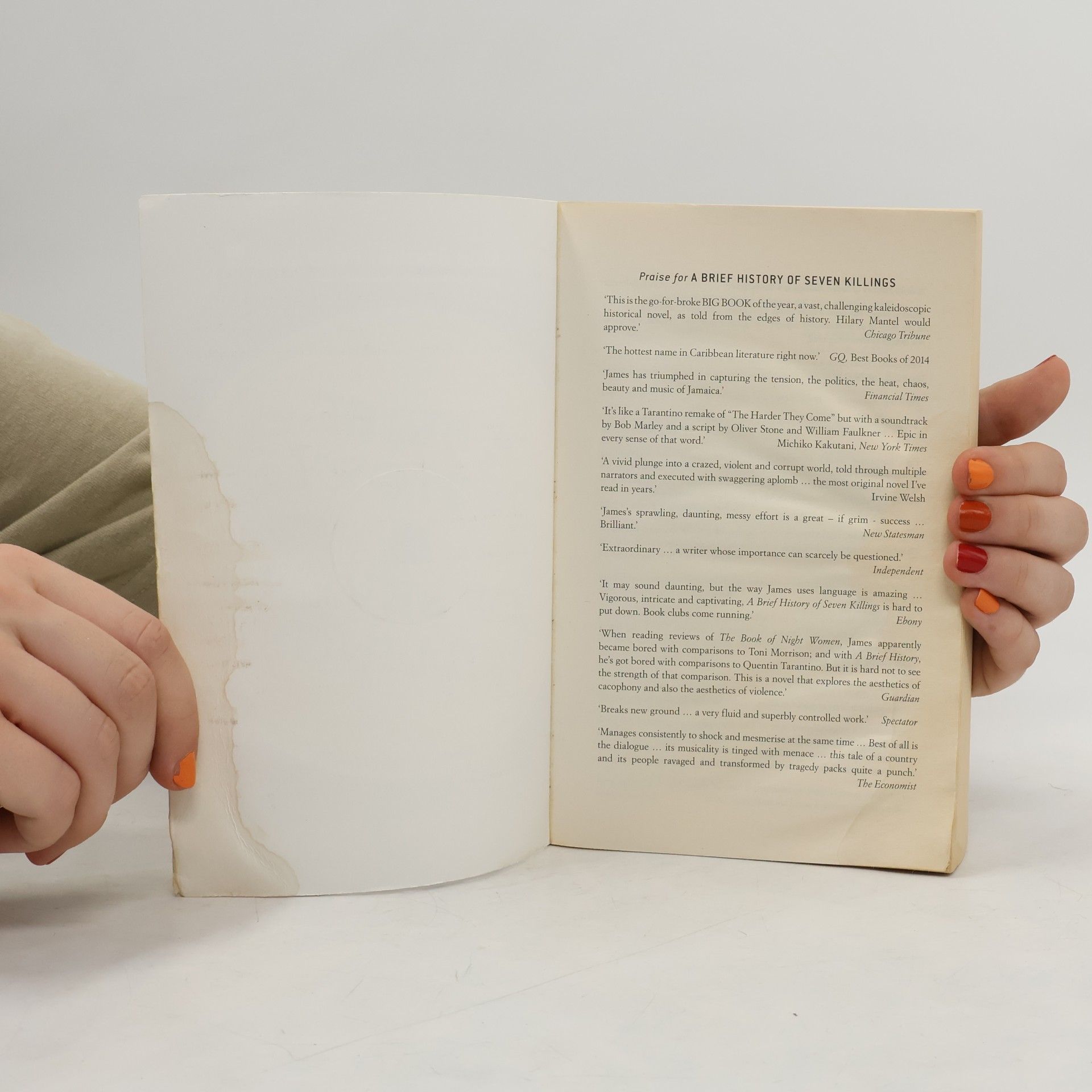 Marlon James A Brief History of Seven Kilings