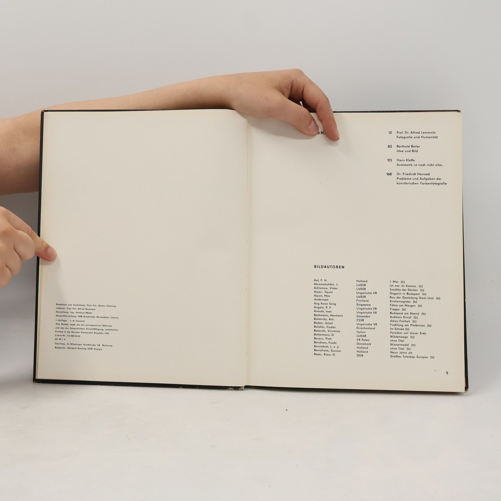 Autorenkollektiv Fotojahrbuch 1963/64 international