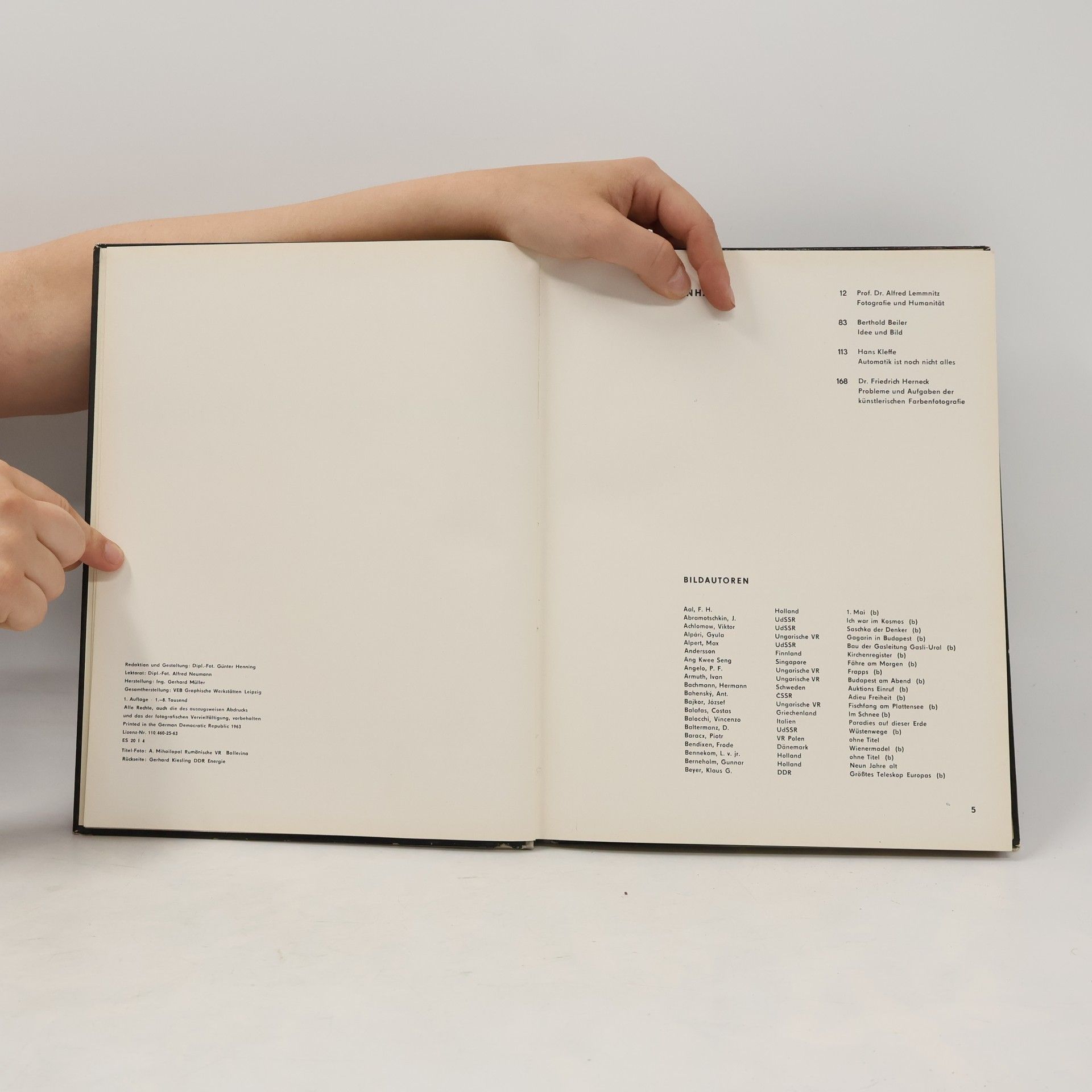 Autorenkollektiv Fotojahrbuch 1963/64 international