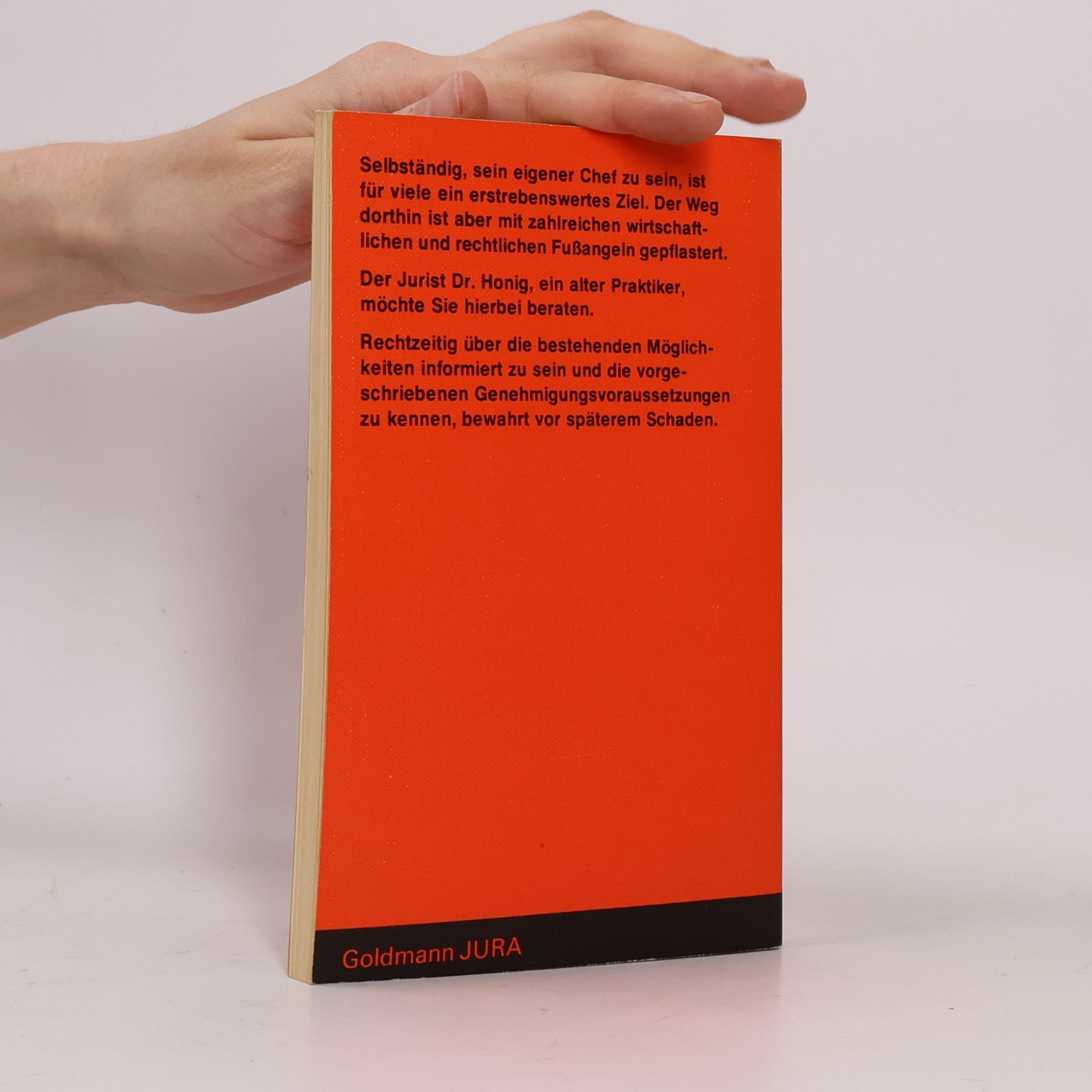 Gerhart Honig So mache ich mich selbständig