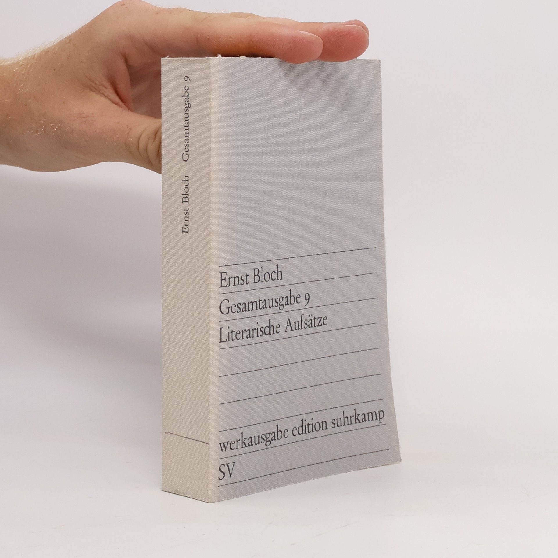 Ernst Bloch Gesamtausgabe 9. Literarische Aufsätze