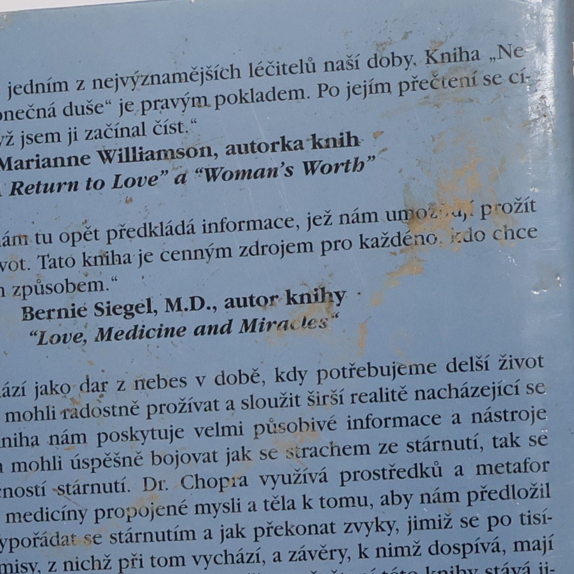 Deepak Chopra Nesmrtelné tělo. Nekonečná duše