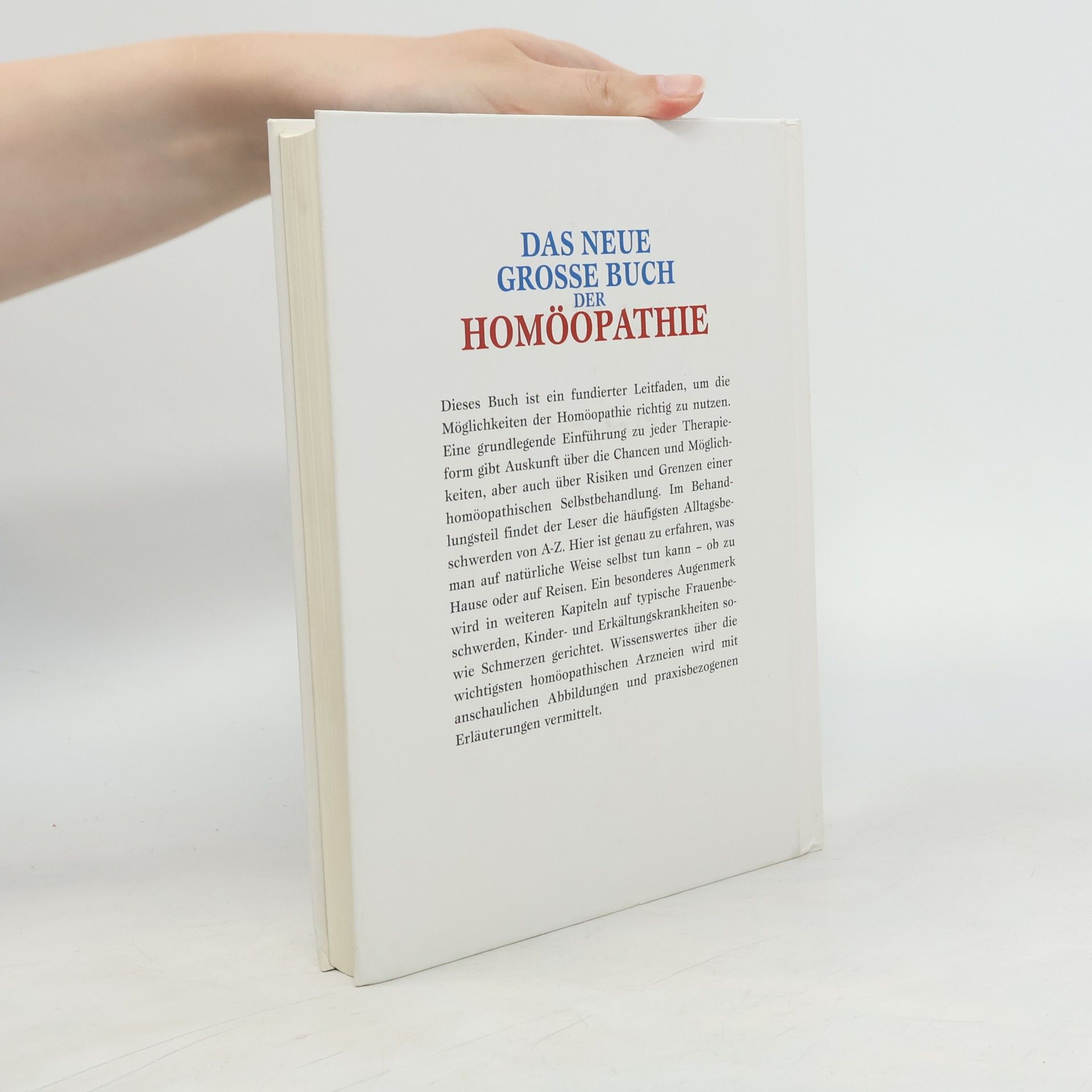 Various authors Das neue grosse Buch der Homöopathie