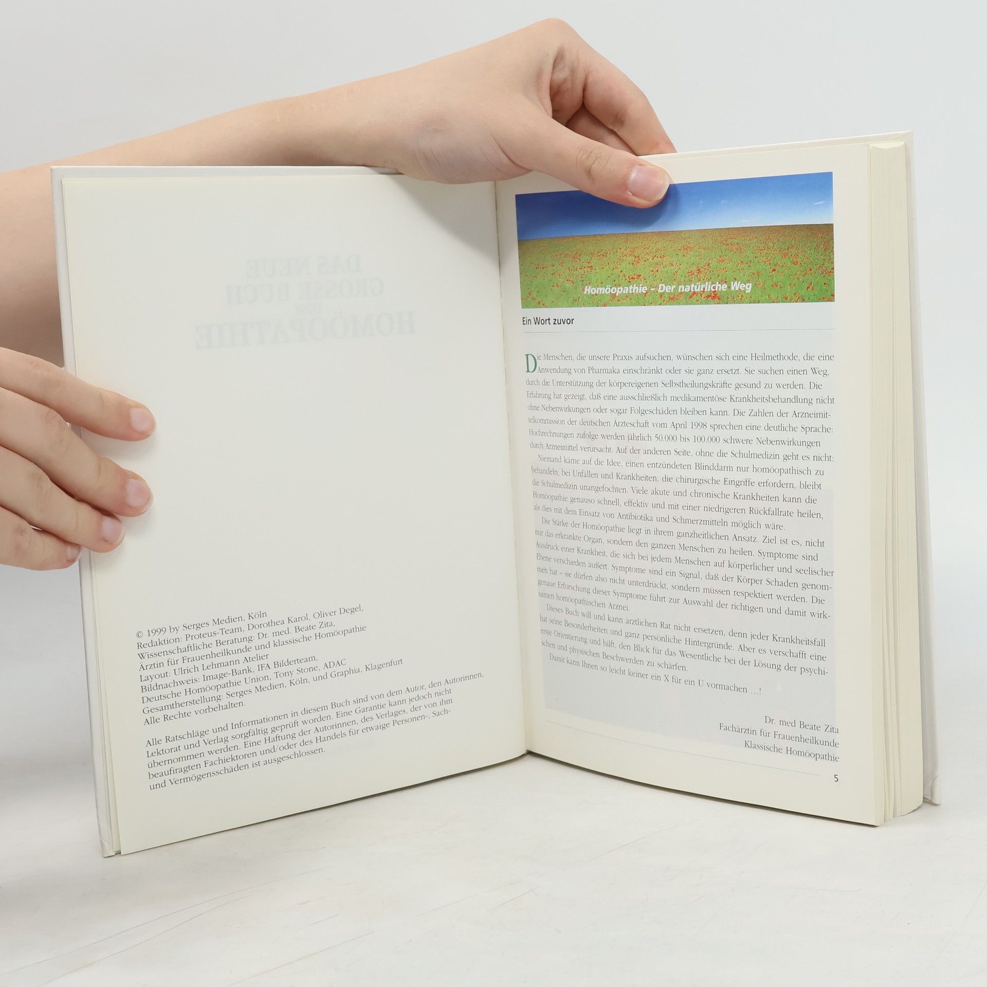 Various authors Das neue grosse Buch der Homöopathie