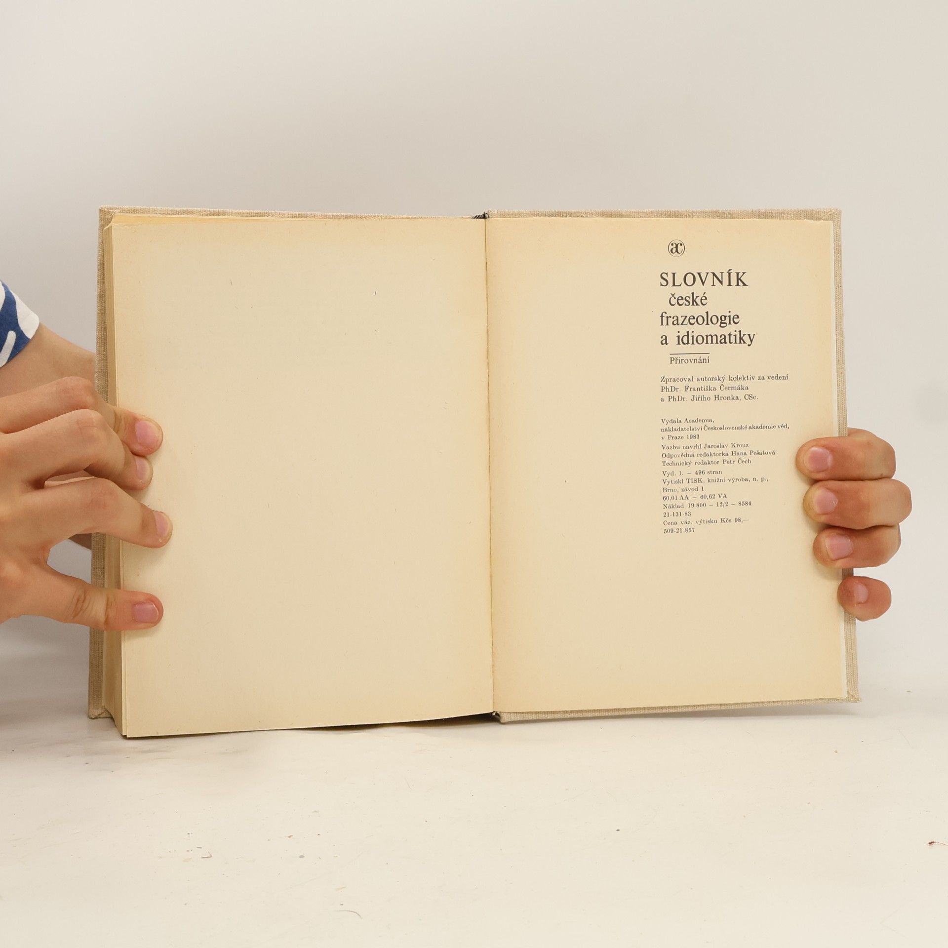 František Čermák Slovník české frazeologie a idiomatiky. Přirovnání