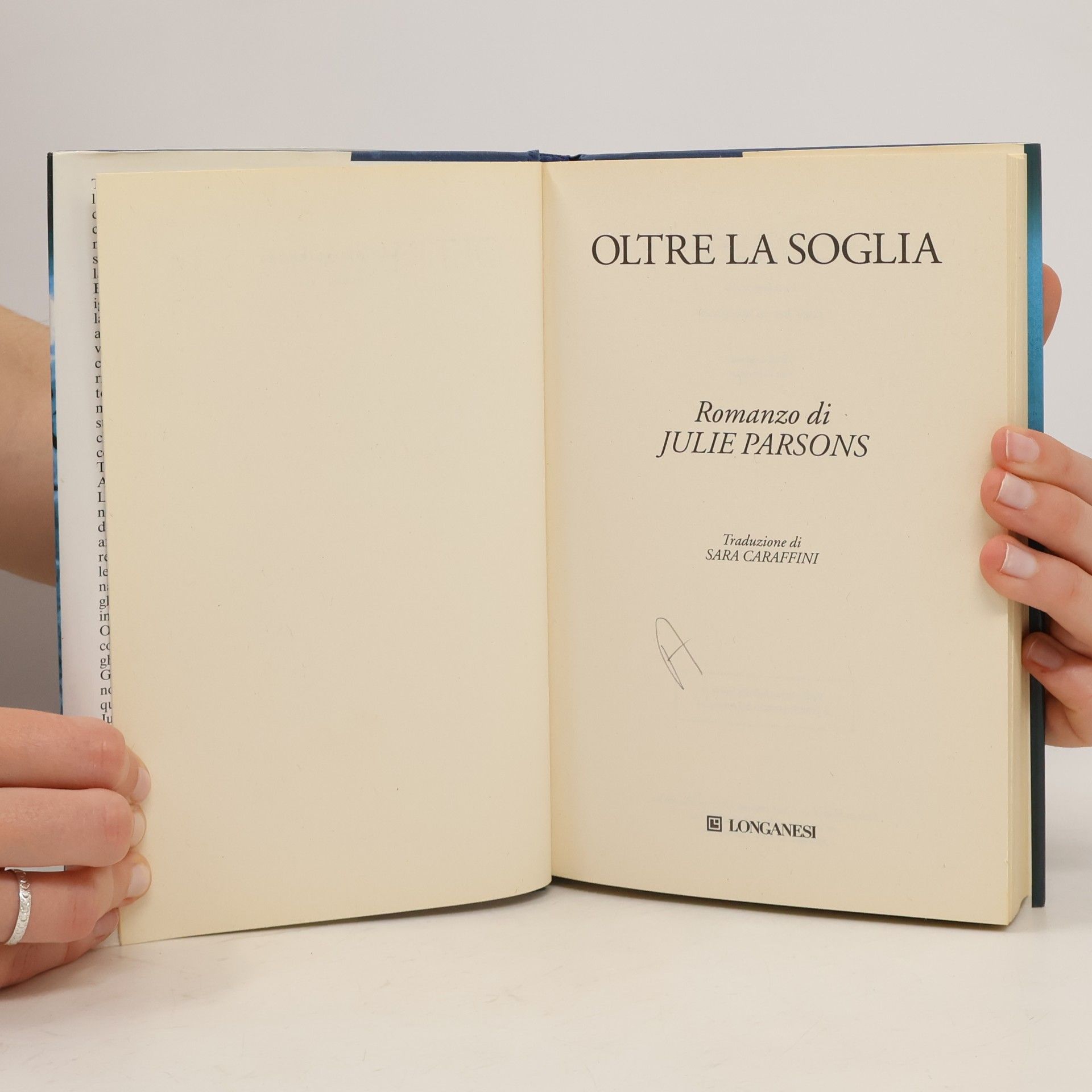 Julie Parsons Oltre la soglia