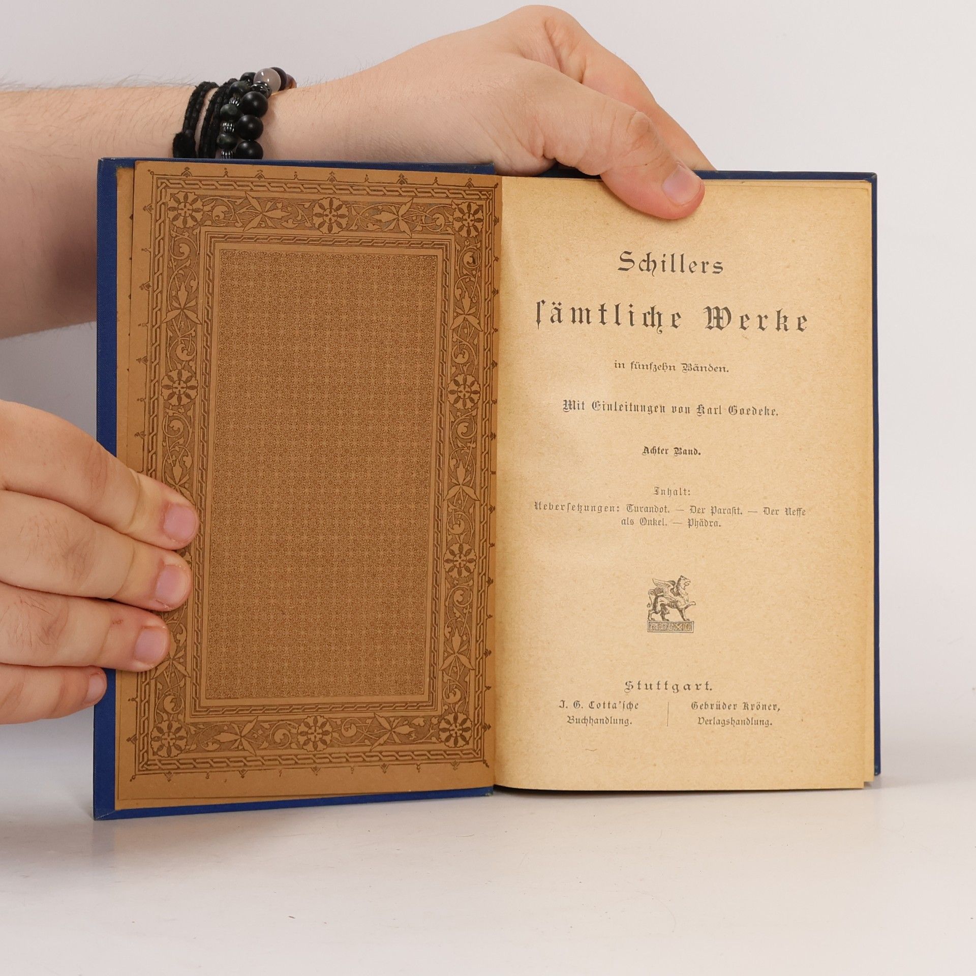 Friedrich Schiller Schillers sämtliche Werke. Band 8
