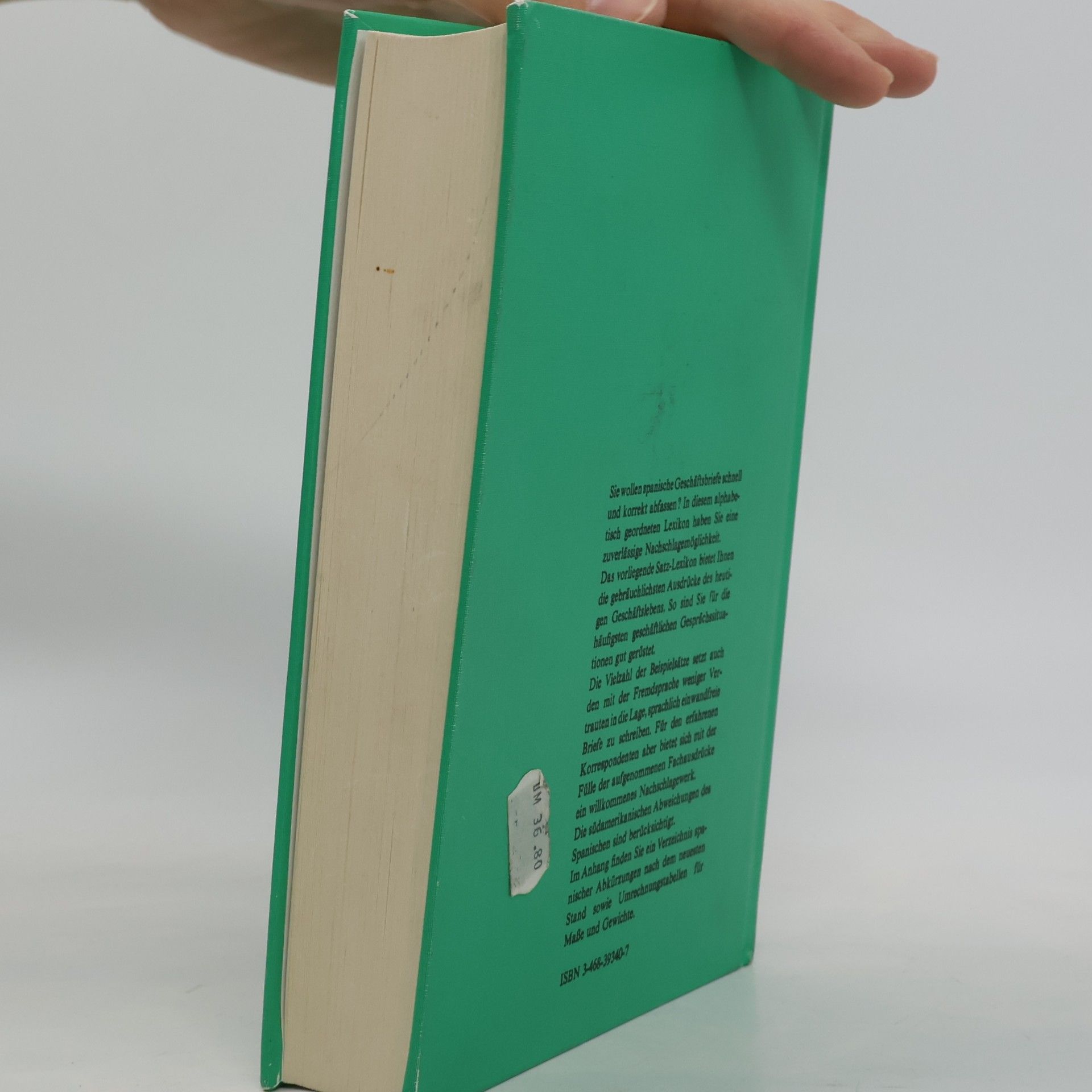 Hildegard Burfeindt Moral Langenscheidts Satz-Lexikon des spanischen Geschäftsbriefes