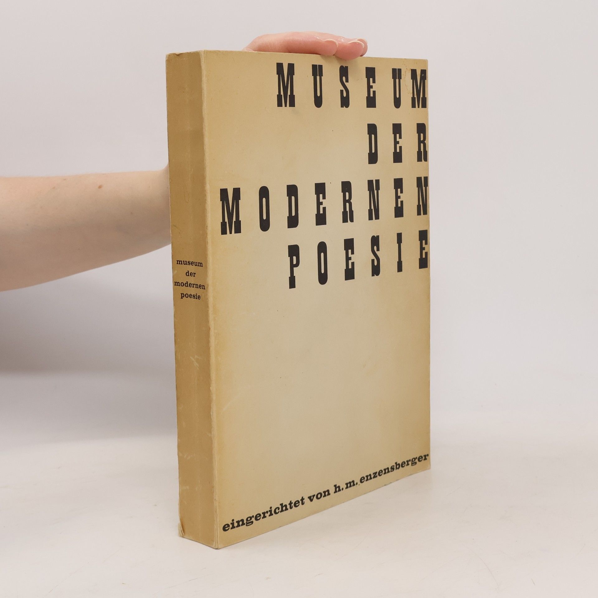 Hans Magnus Enzensberger Museum der modernen Poesie