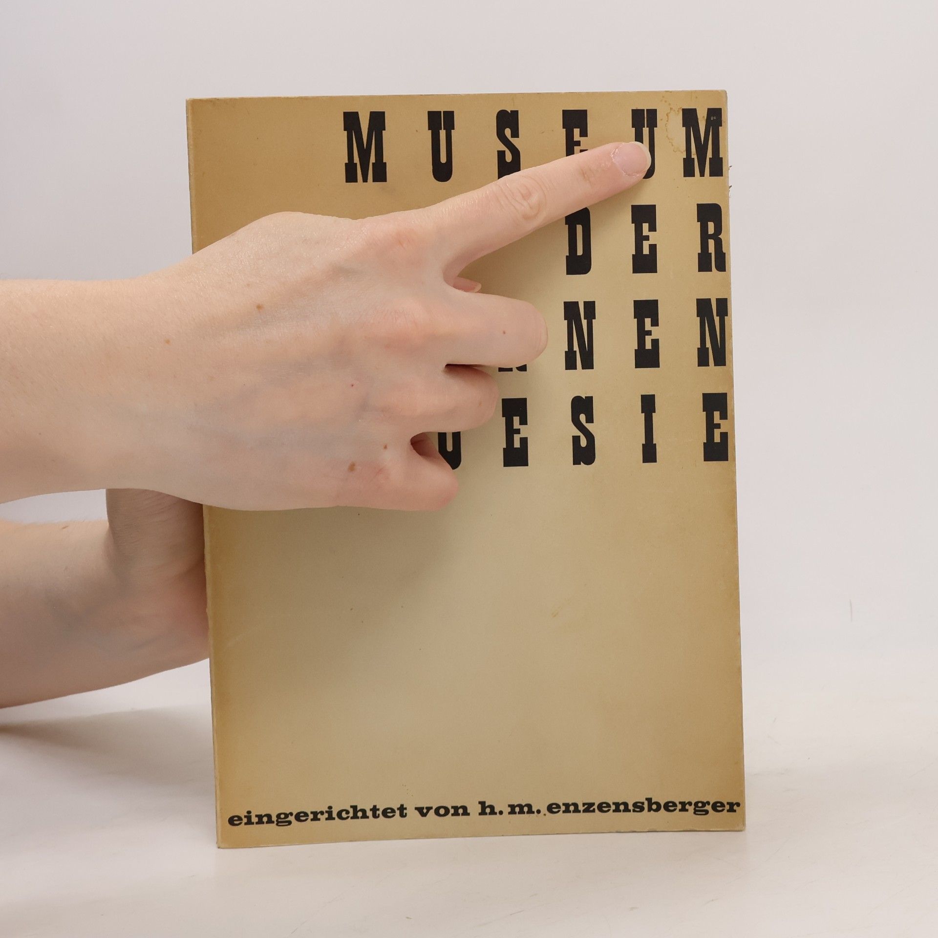 Hans Magnus Enzensberger Museum der modernen Poesie