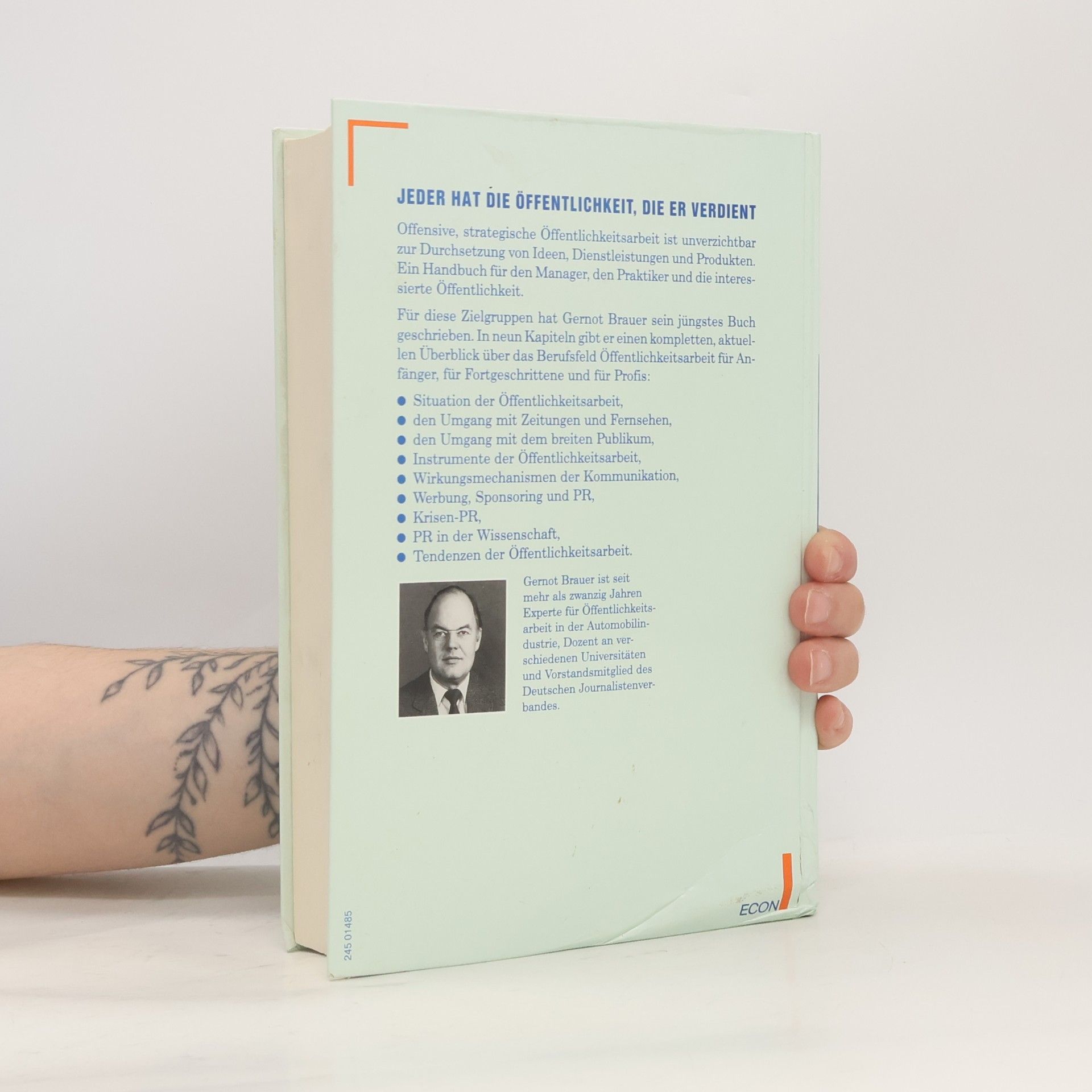 Gernot Brauer ECON-Handbuch Öffentlichkeitsarbeit