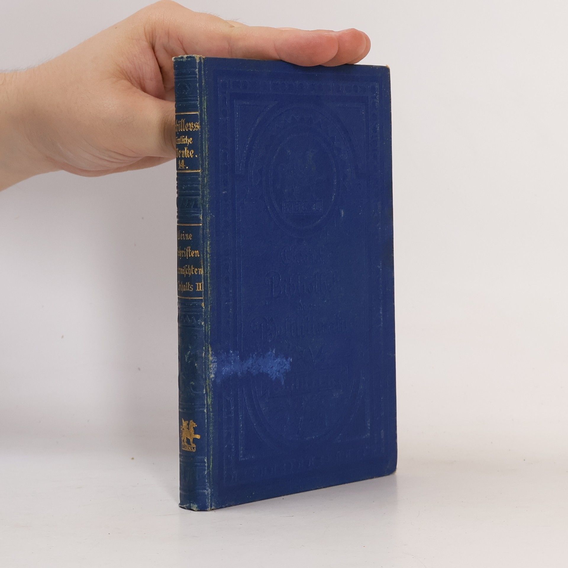 Friedrich Schiller Schillers sämtliche Werke XIV.
