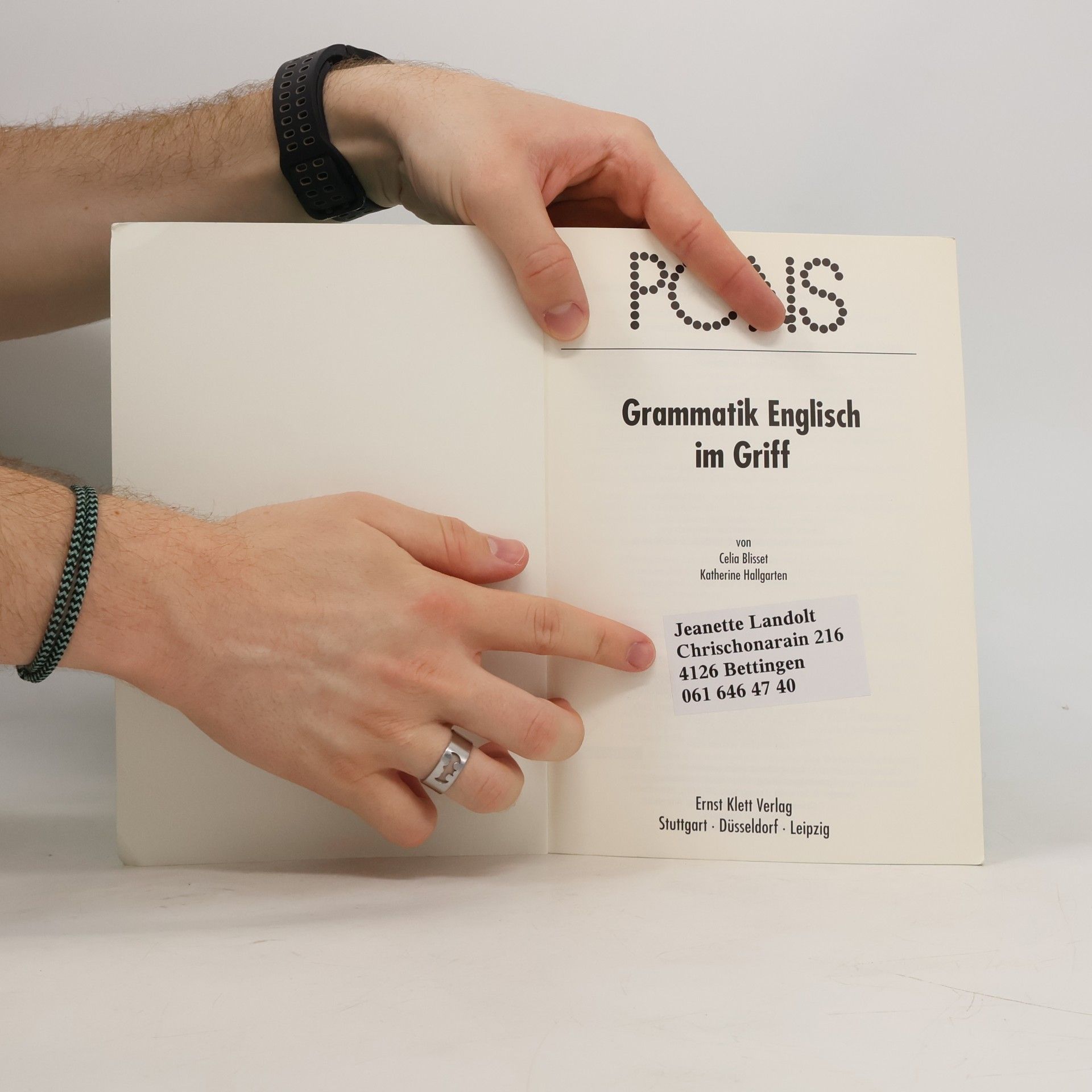 Celia Blissett PONS Grammatik Englisch im Griff