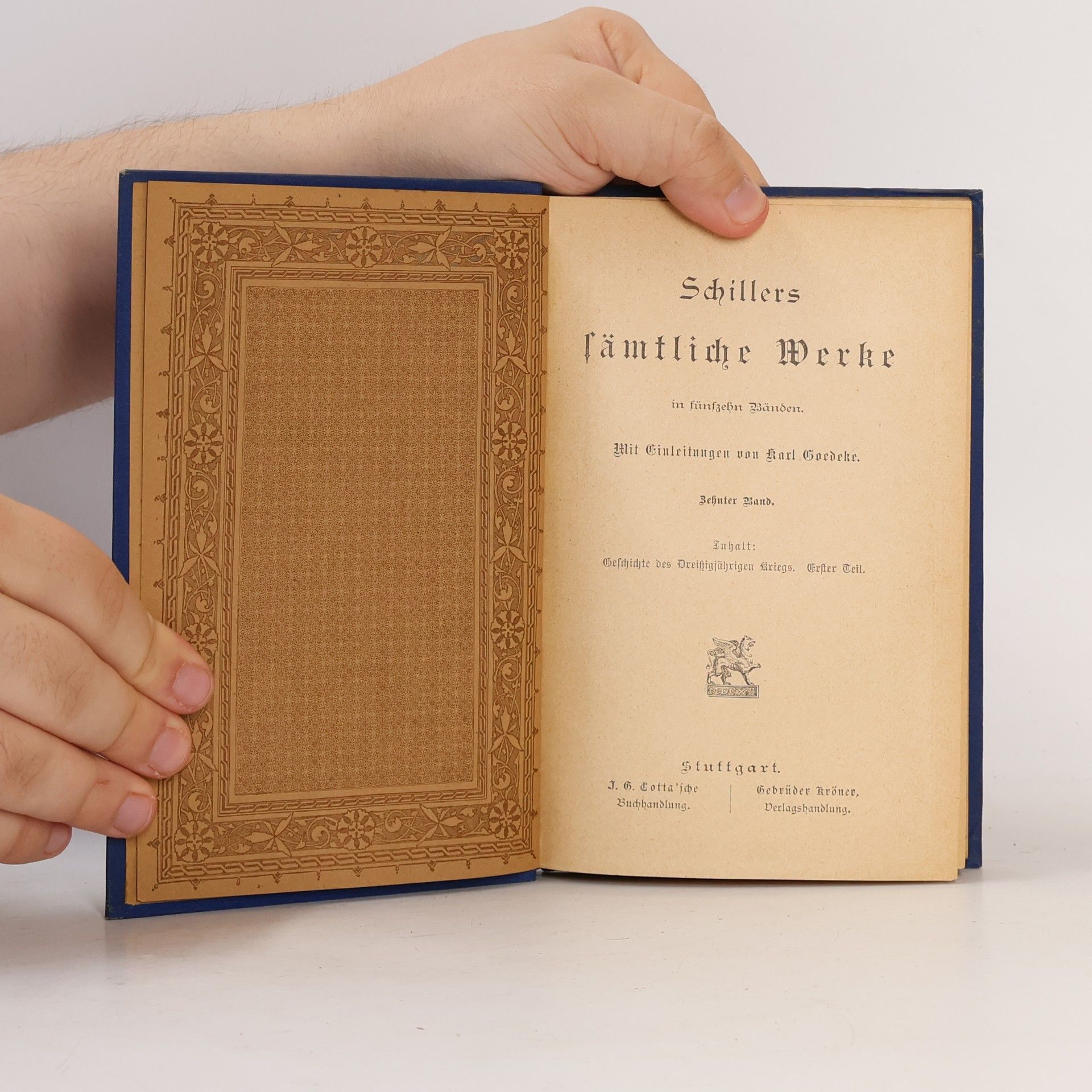 Friedrich Schiller Schillers sämtliche Werke 10
