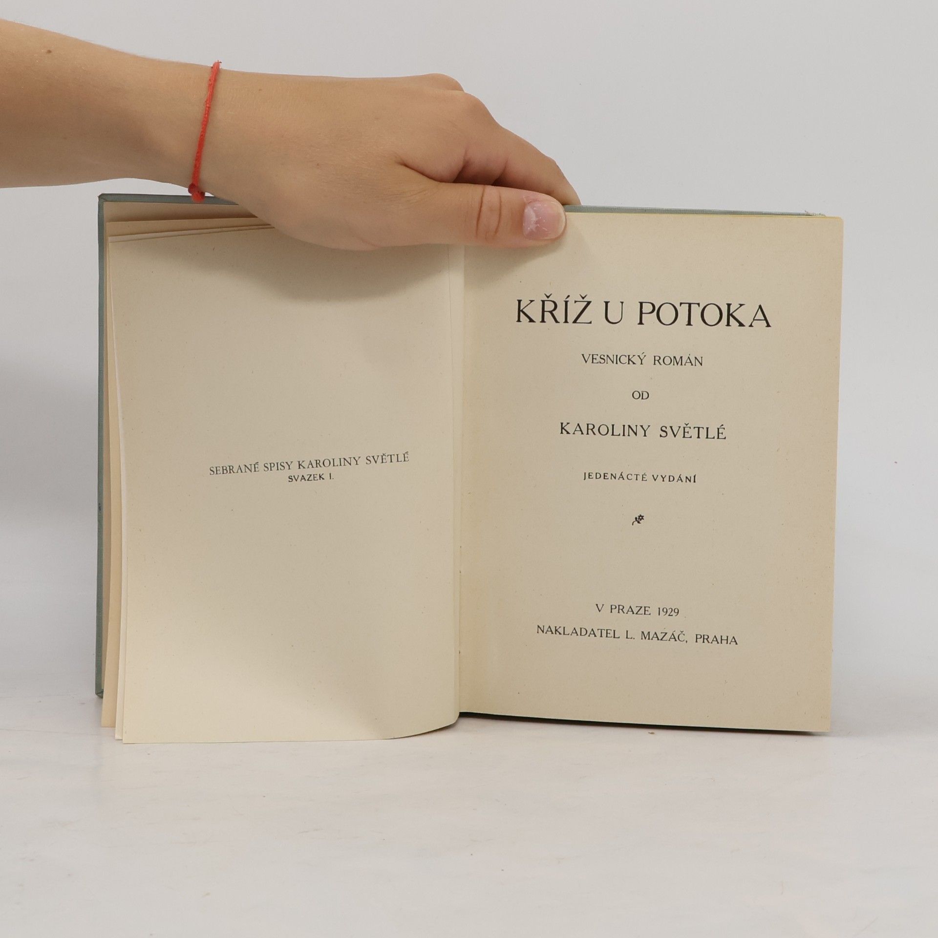 Karolina Světlá Kříž u potoka