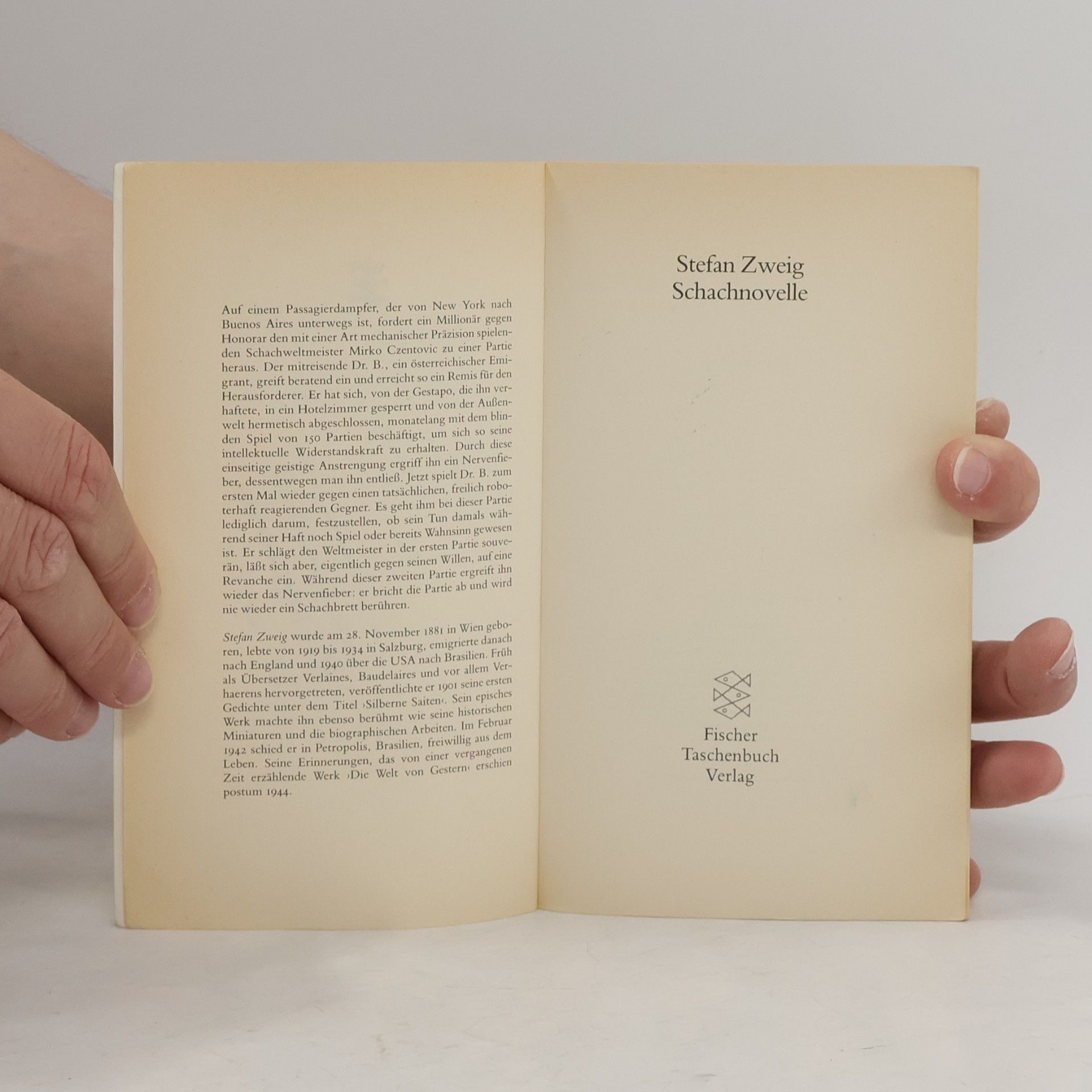Stefan Zweig Schachnovelle