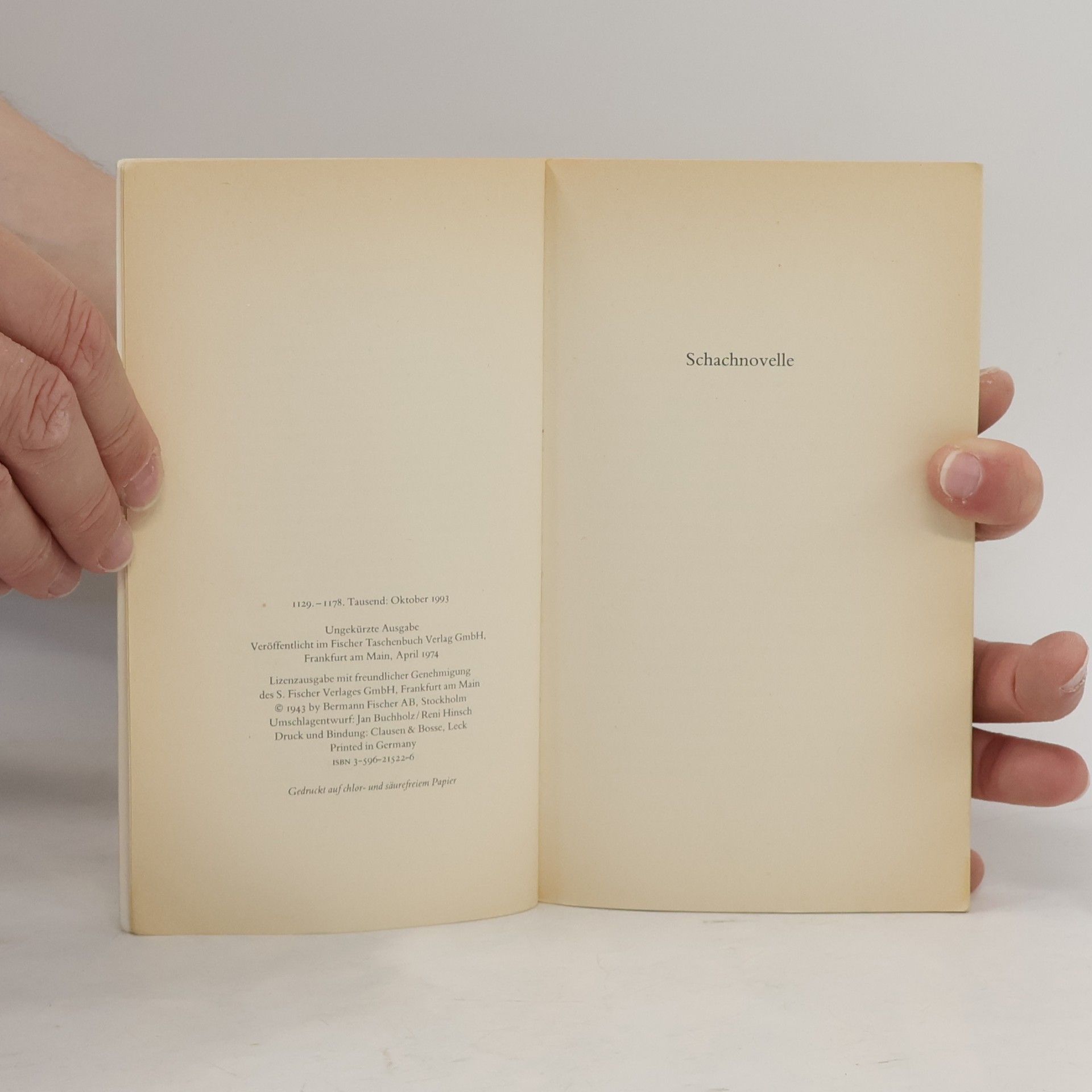 Stefan Zweig Schachnovelle