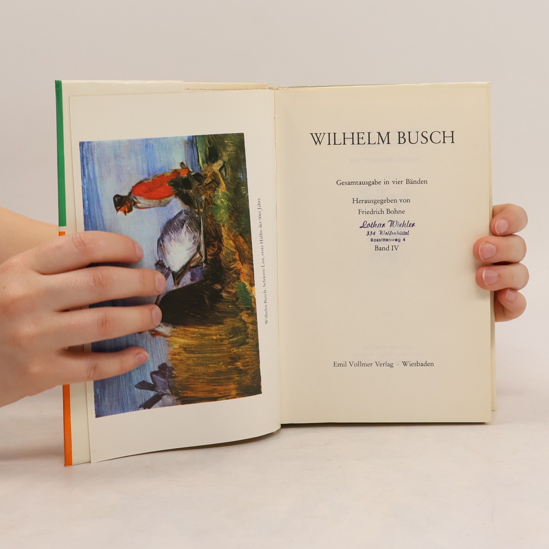 Wilhelm Busch Wilhelm Busch Werke 4. Gesamtausgabe