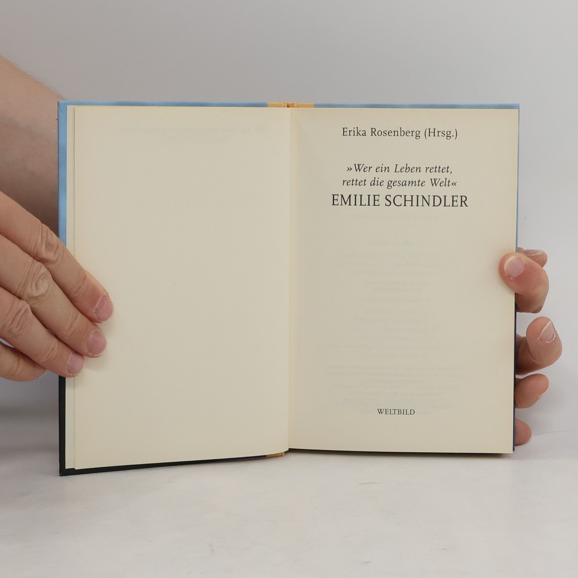 Erika Rosenberg Emilie Schindler