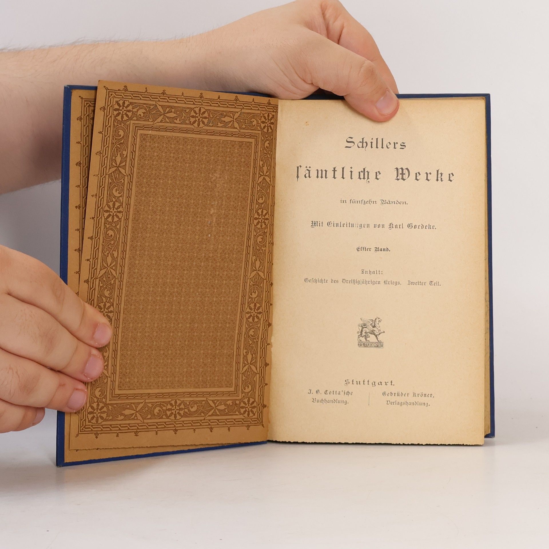 Friedrich Schiller Schillers sämtliche Werke 1