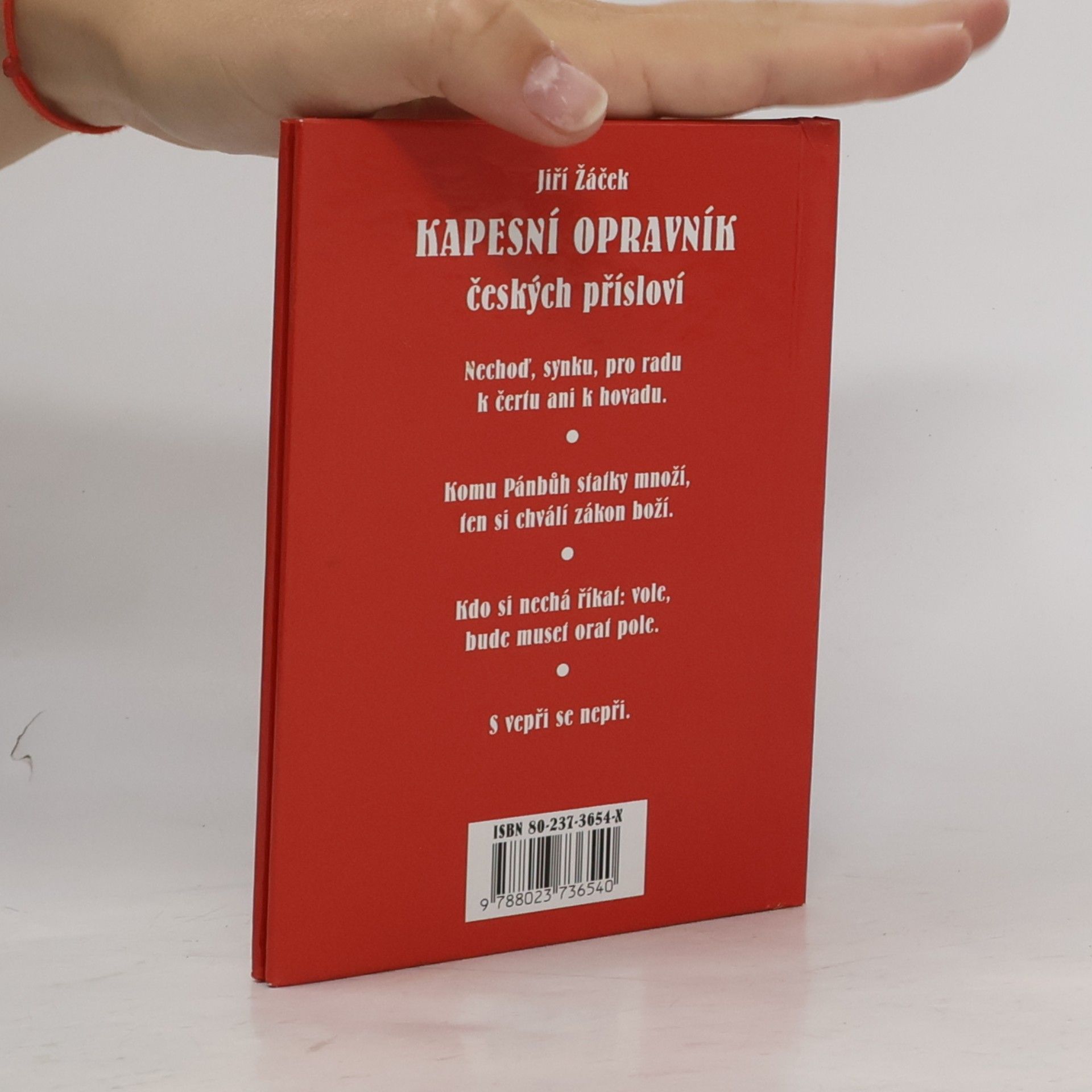 Jiří Žáček Kapesní opravník českých přísloví