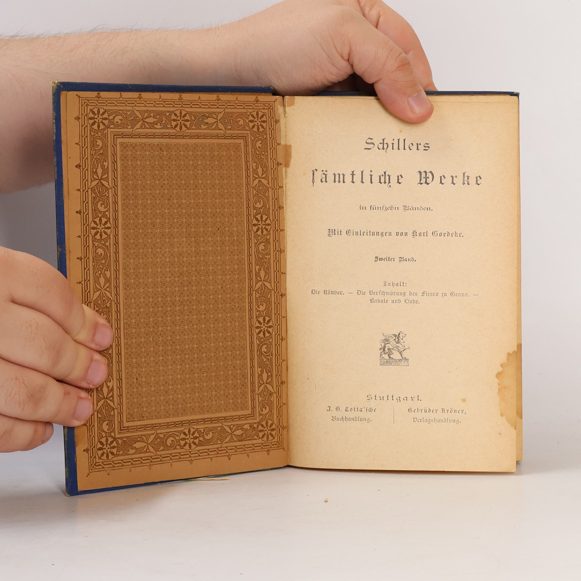 Friedrich Schiller Schillers sämtliche Werke 2