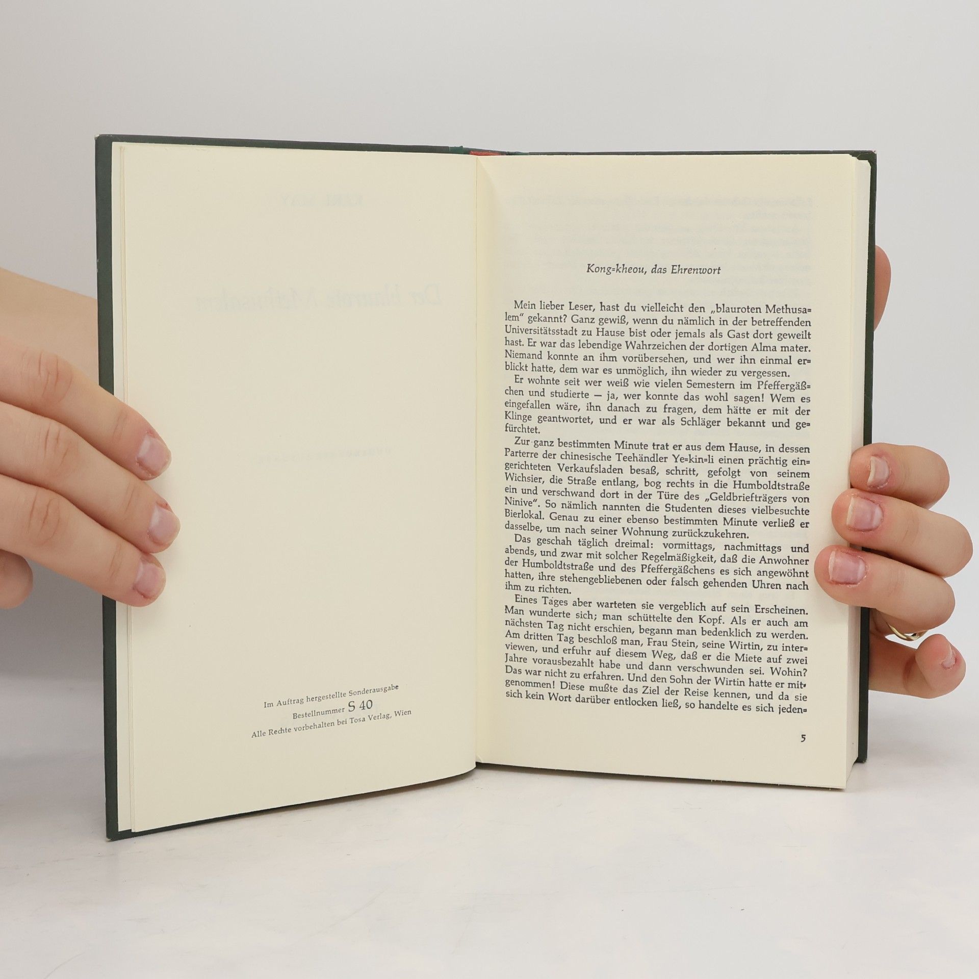 Karl May Der blaurote Methusalem