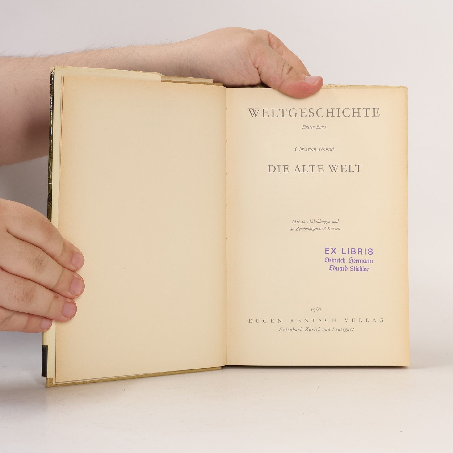 Christian Schmid Weltgeschichte I. Die alte Welt