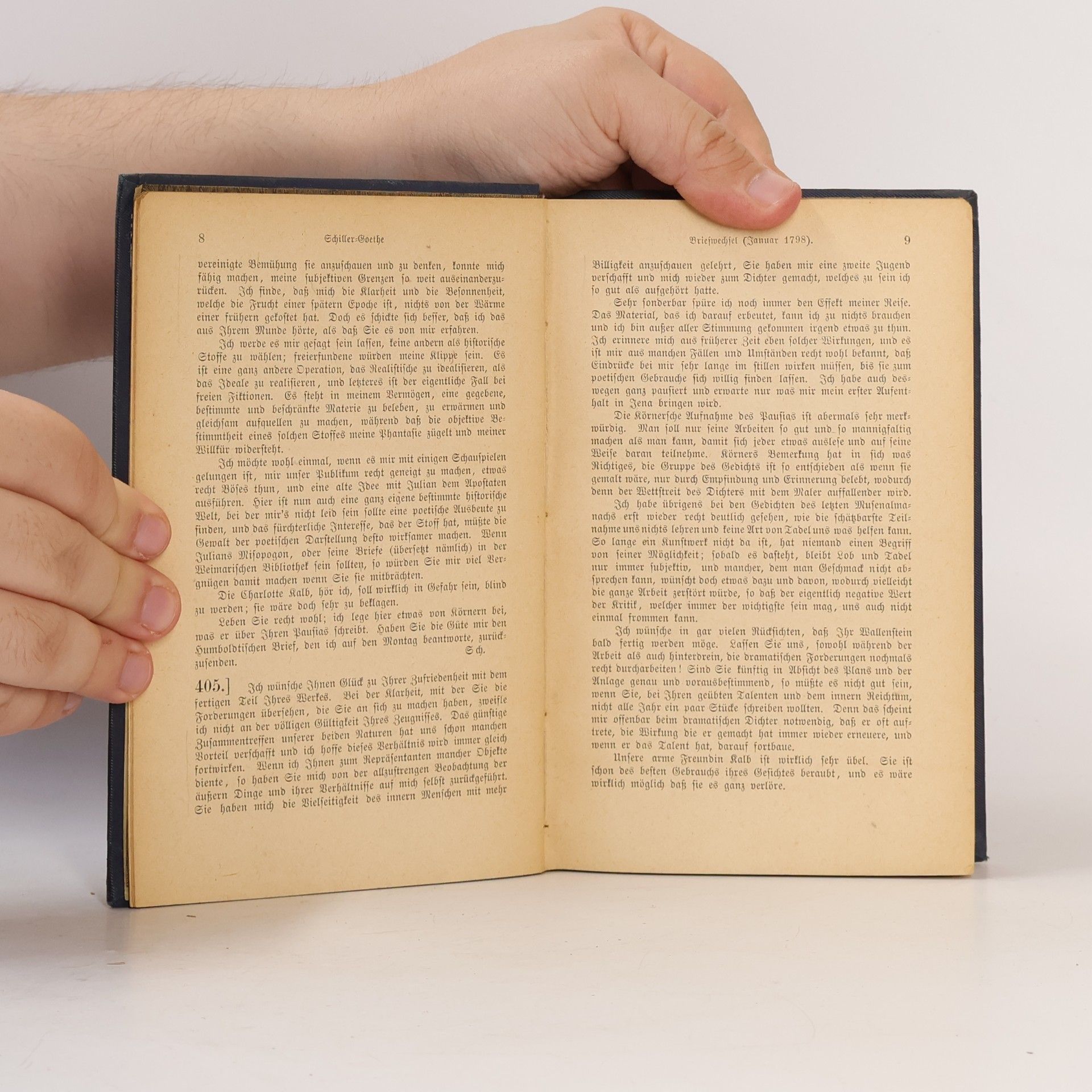 Johann Wolfgang von Goethe Briefwechsel zwischen Schiller und Goethe