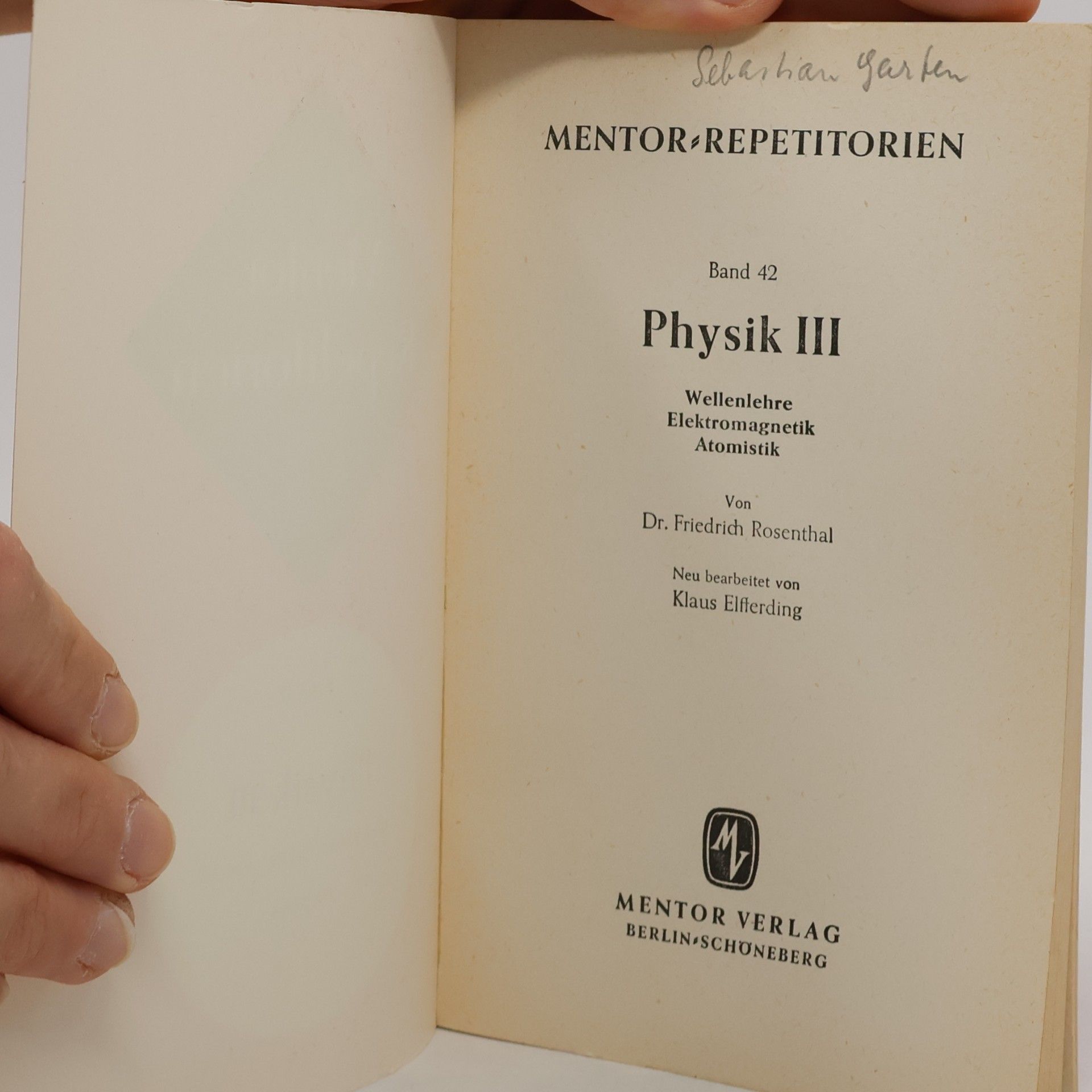 Kolektív autorov Physik III, Band 42