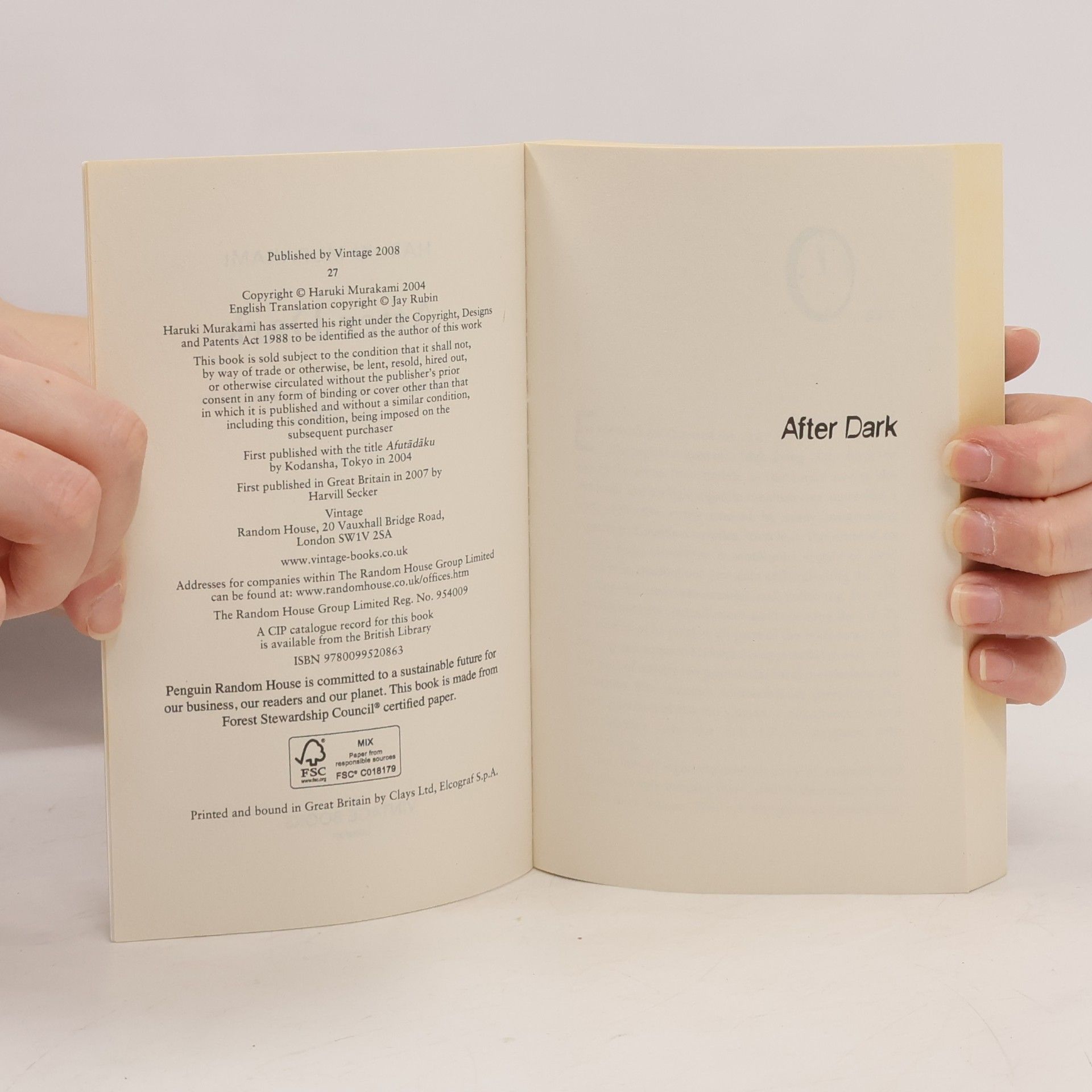 Haruki Murakami After Dark