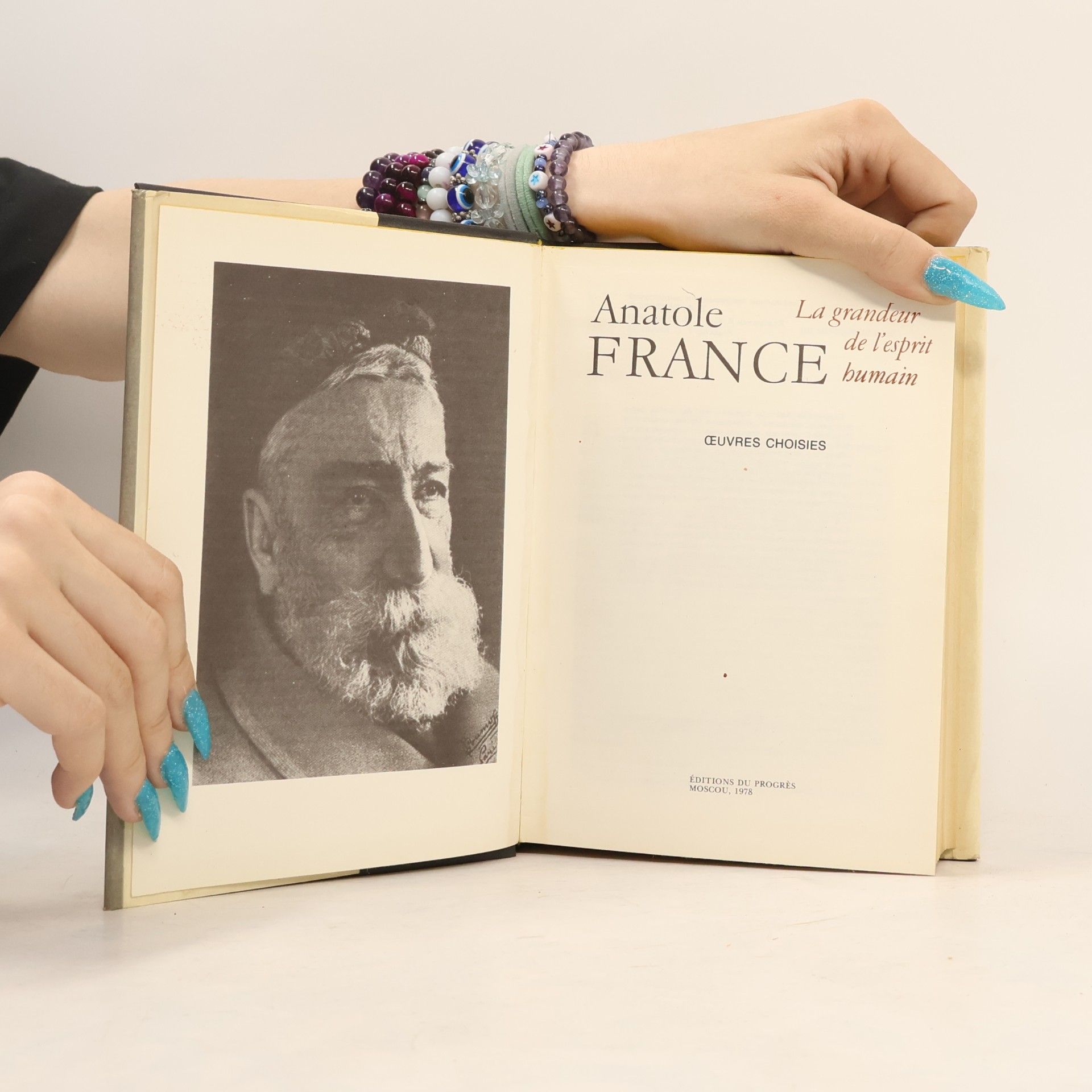 Anatole France La grandeur de l'esprit humain