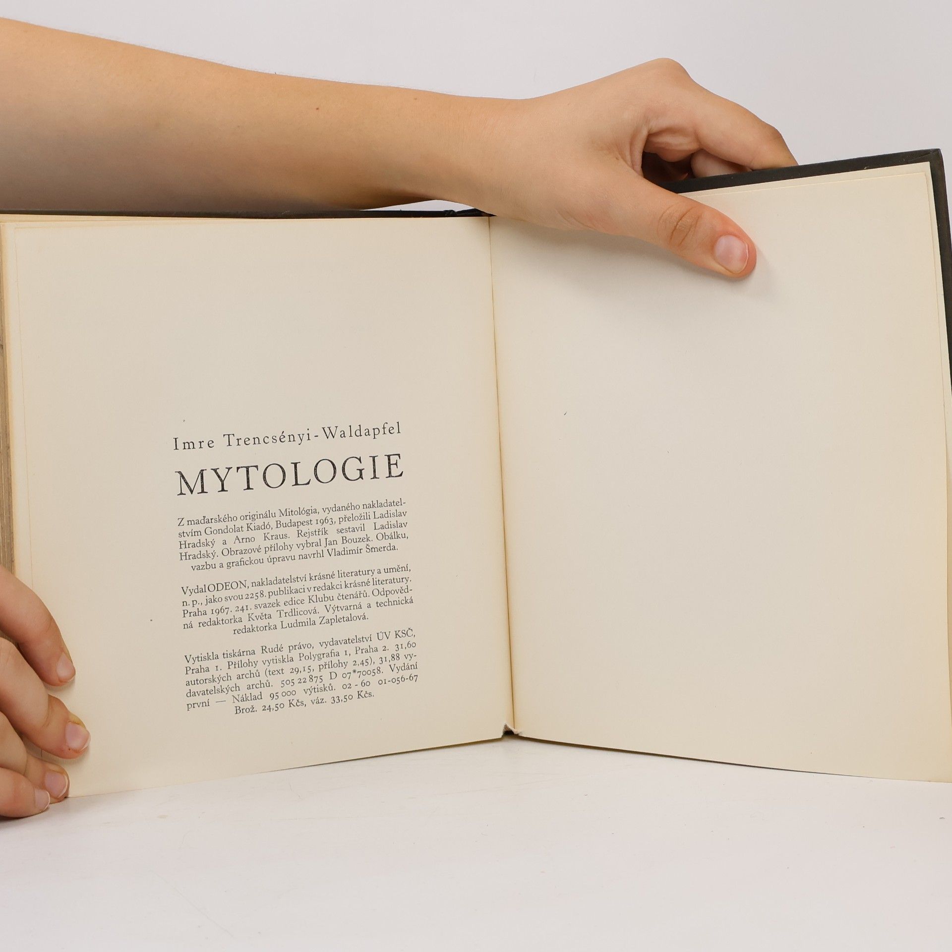 Imre Trencsényi Waldapfel Mytologie