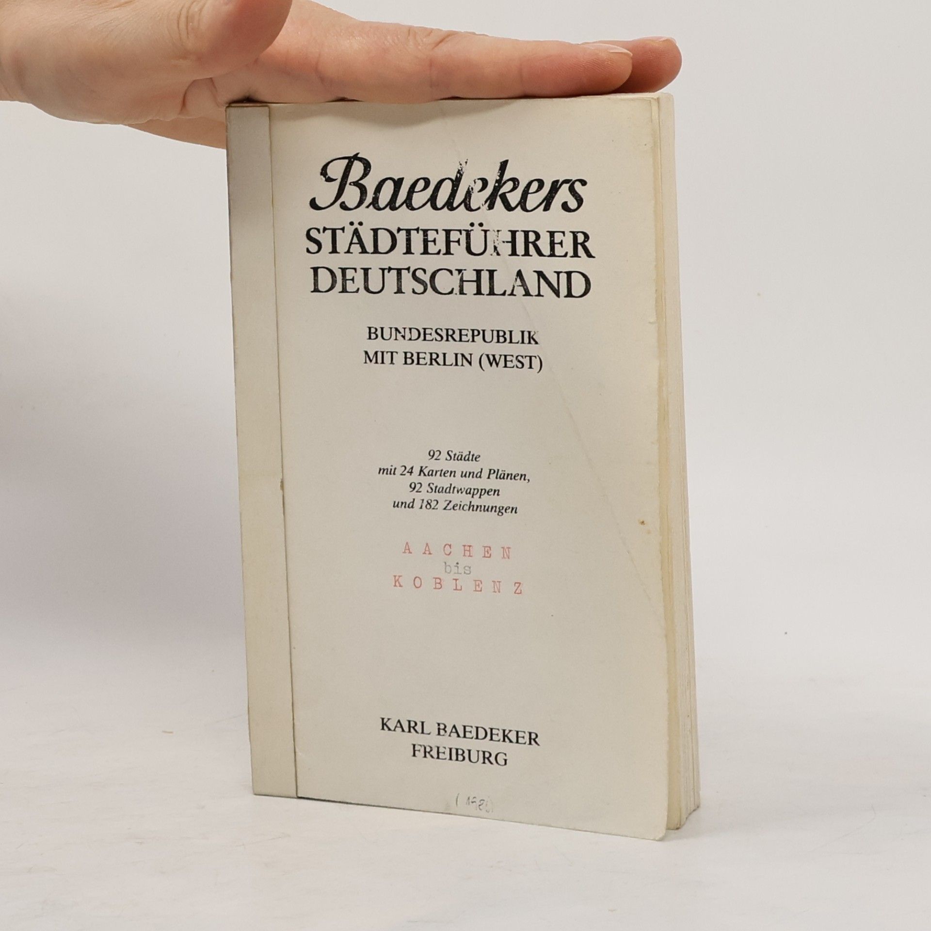 Various authors Baedekers Städteführer Deutschland