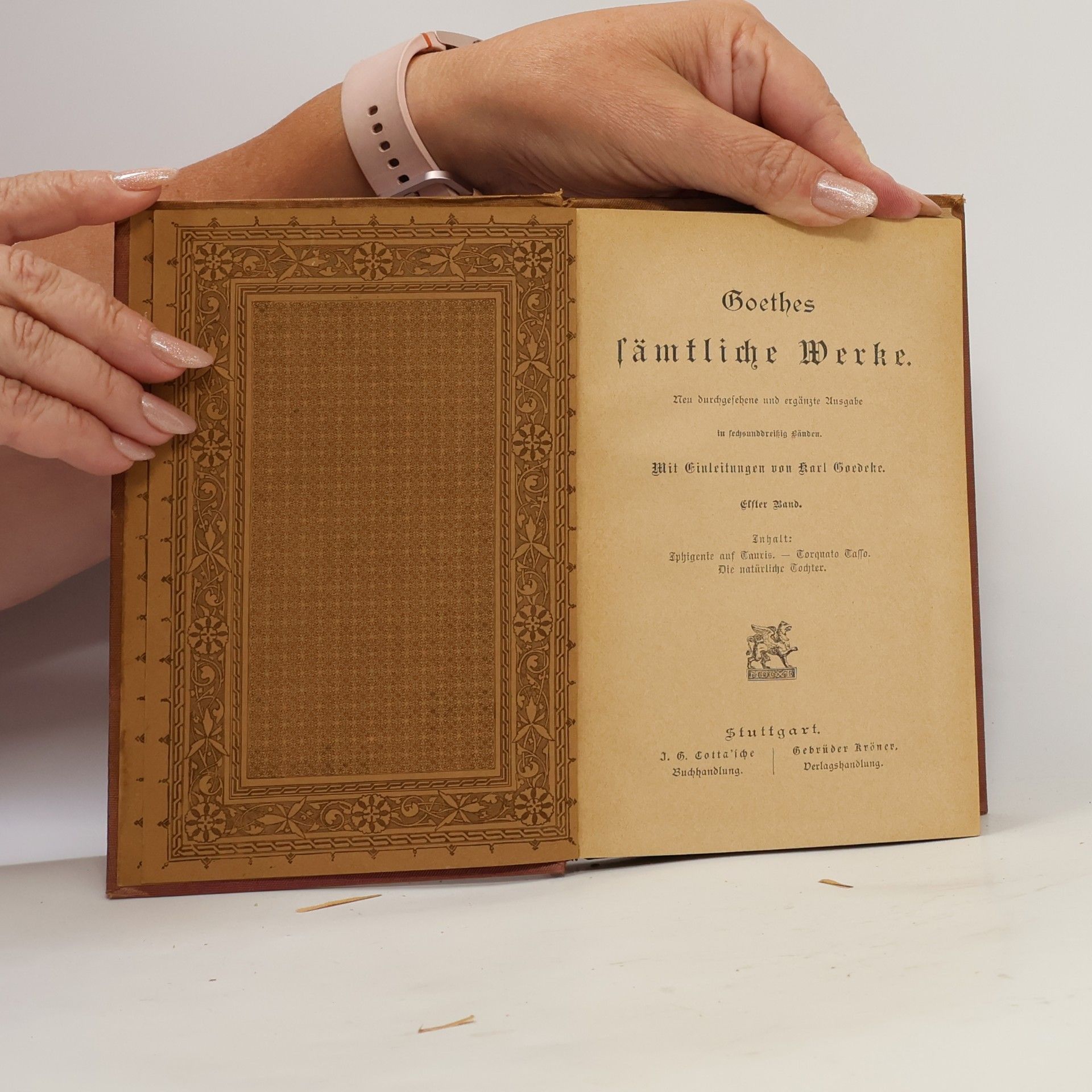 Franz Schulz Goethes Sämtliche Werke 11