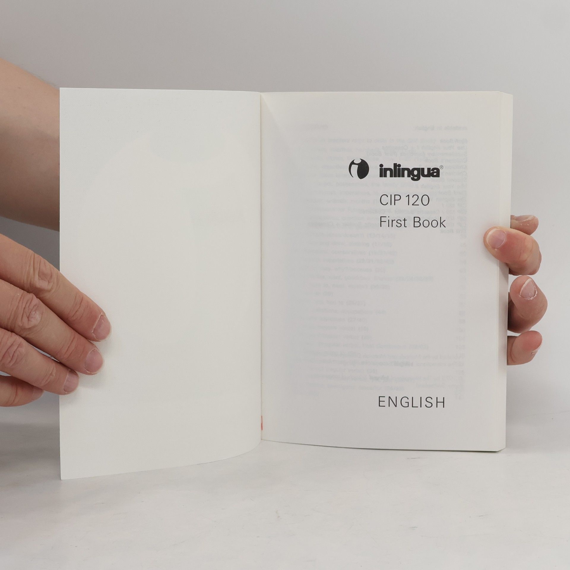 Autorenkollektiv English CIP 120, First Book