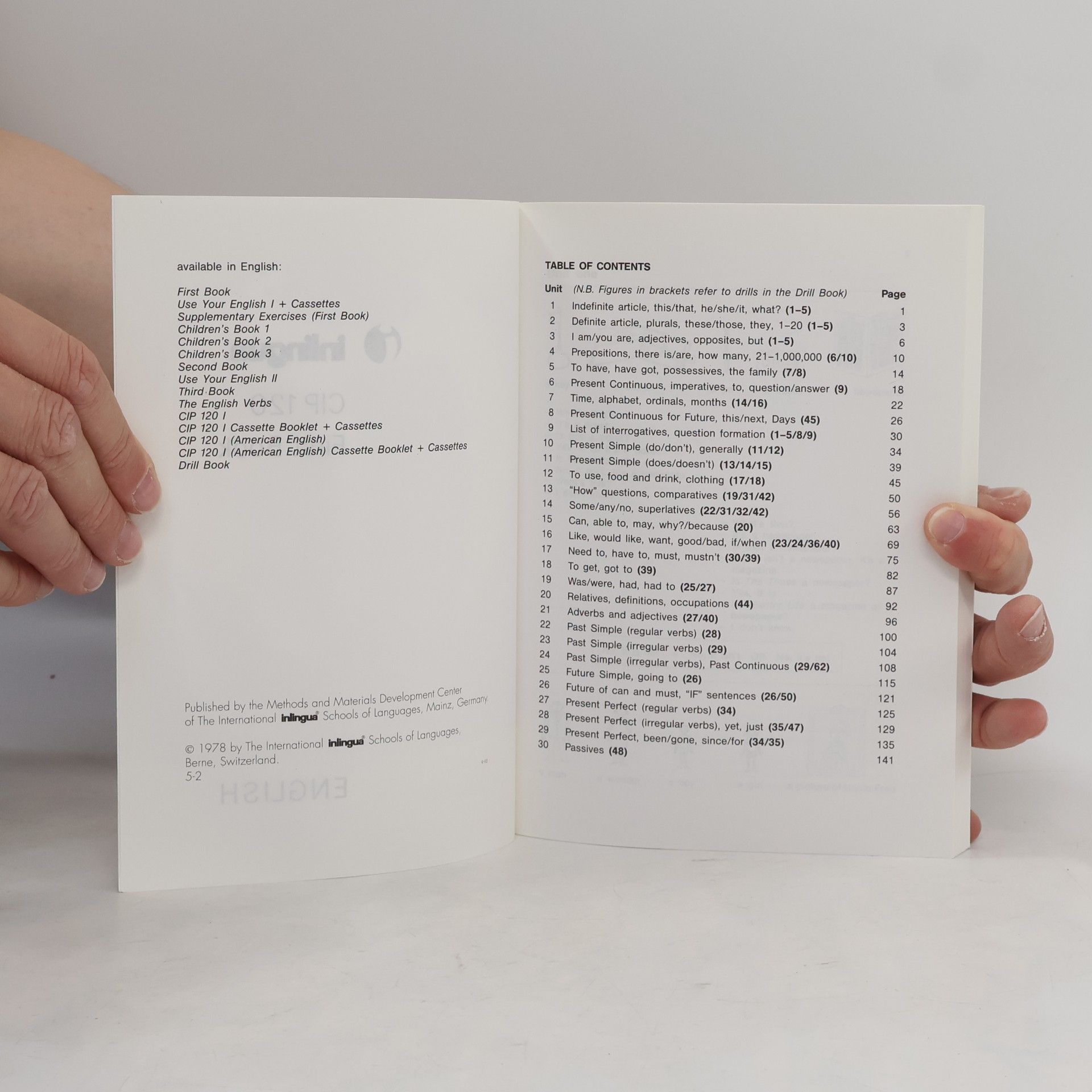 Autorenkollektiv English CIP 120, First Book