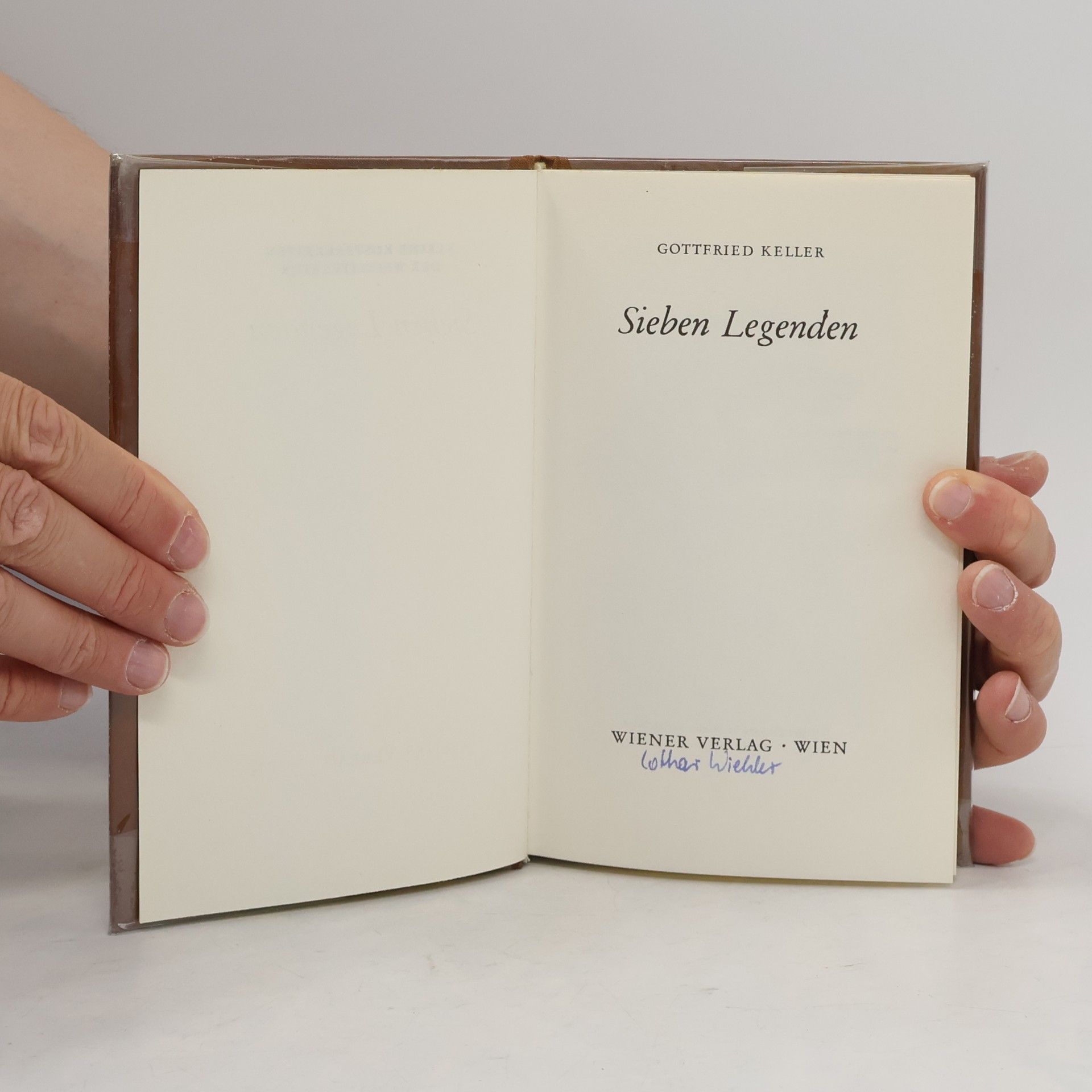 Gottfried Keller Sieben Legenden