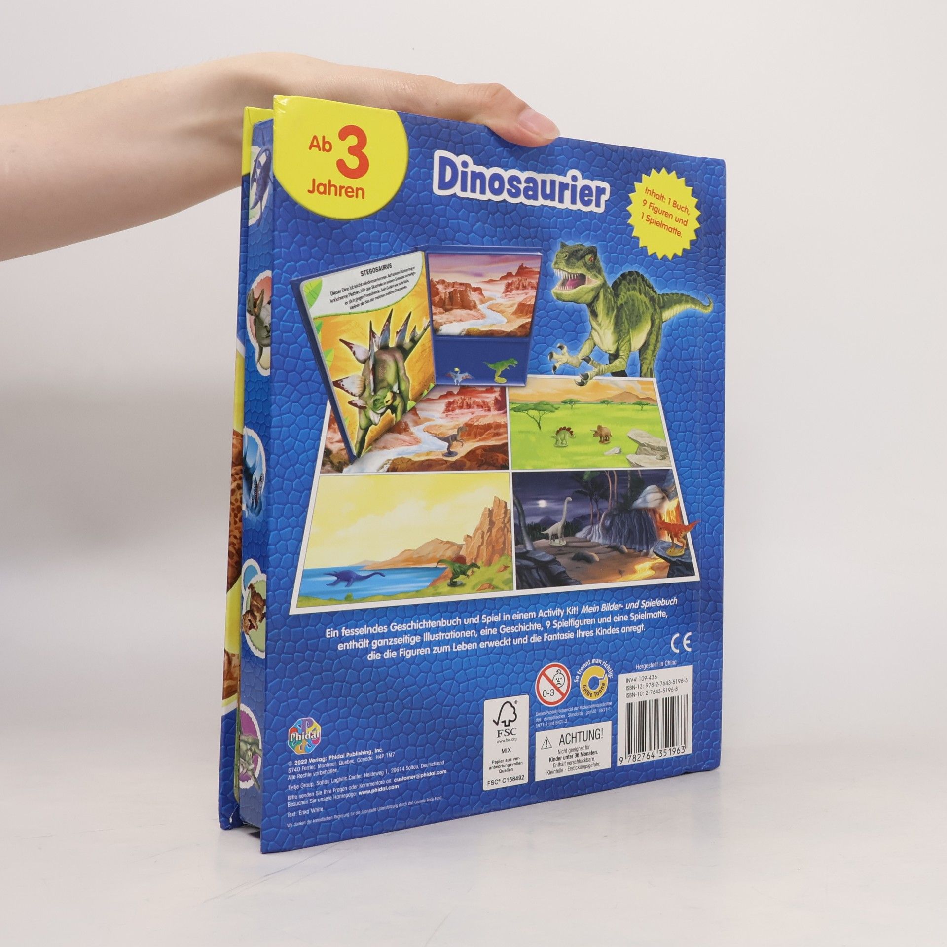 Phidal Publishing Inc. Dinosaurier mein Bilder- und Spielebuch