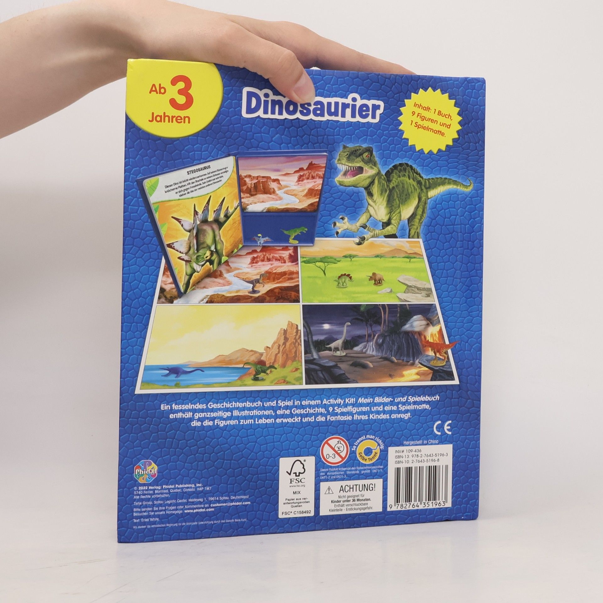 Phidal Publishing Inc. Dinosaurier mein Bilder- und Spielebuch