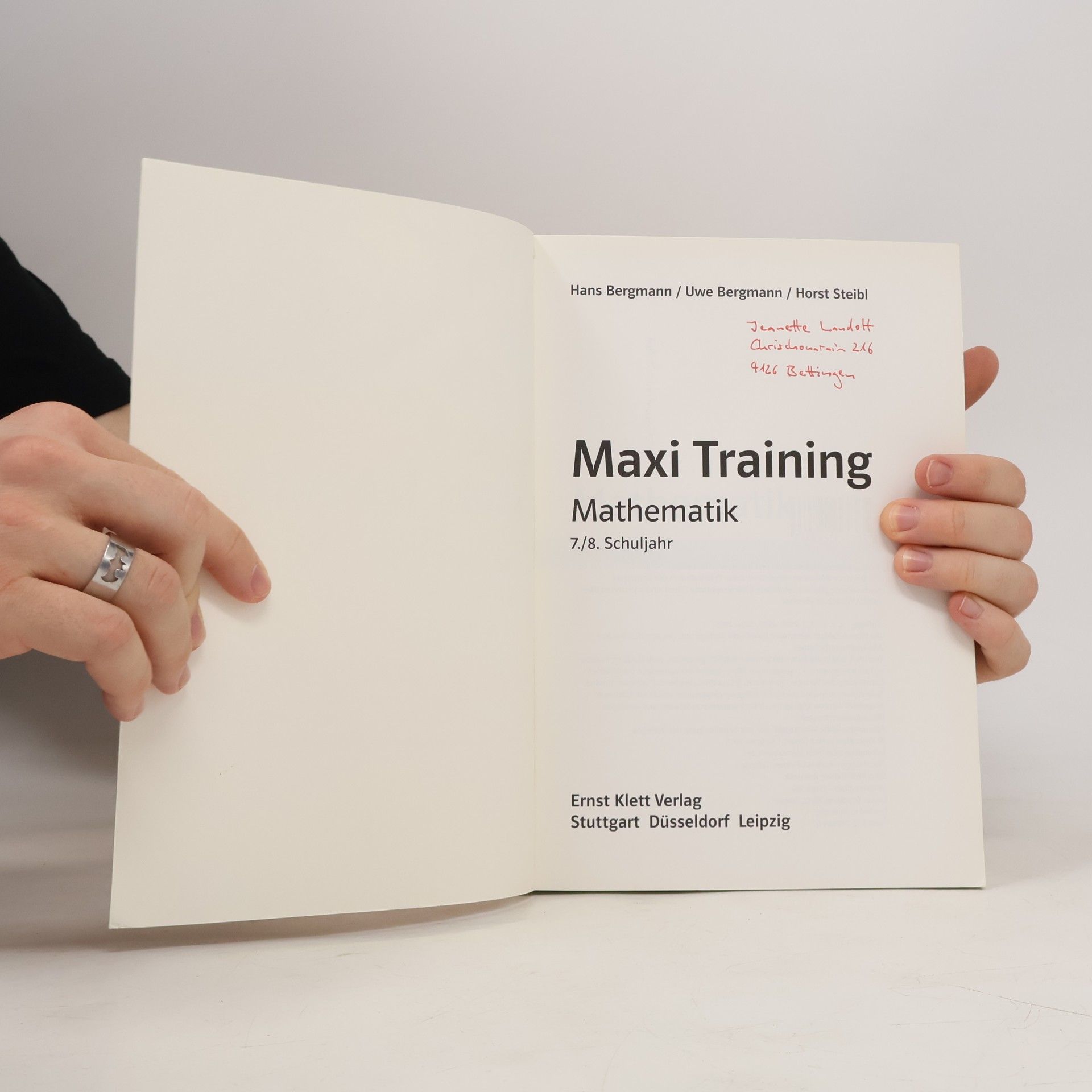 Hans Bergmann Maxi Training: Mathematik