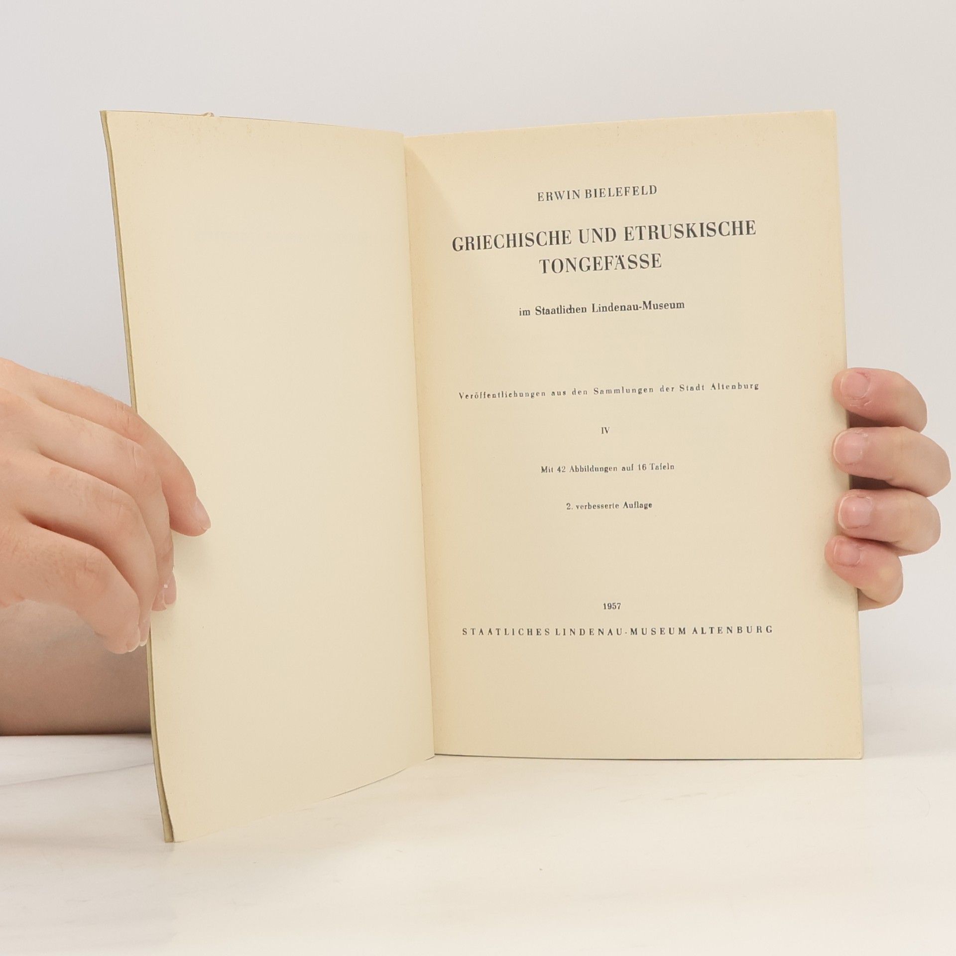 Erwin Bielefeldt Griechische und etruskische Tongefässe
