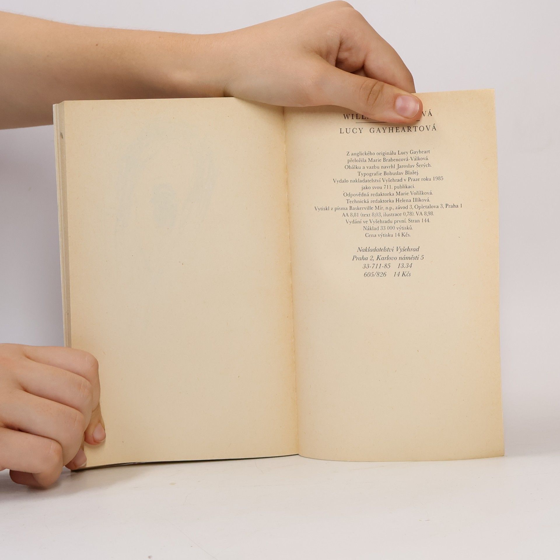 Willa Cather Lucy Gayheartová