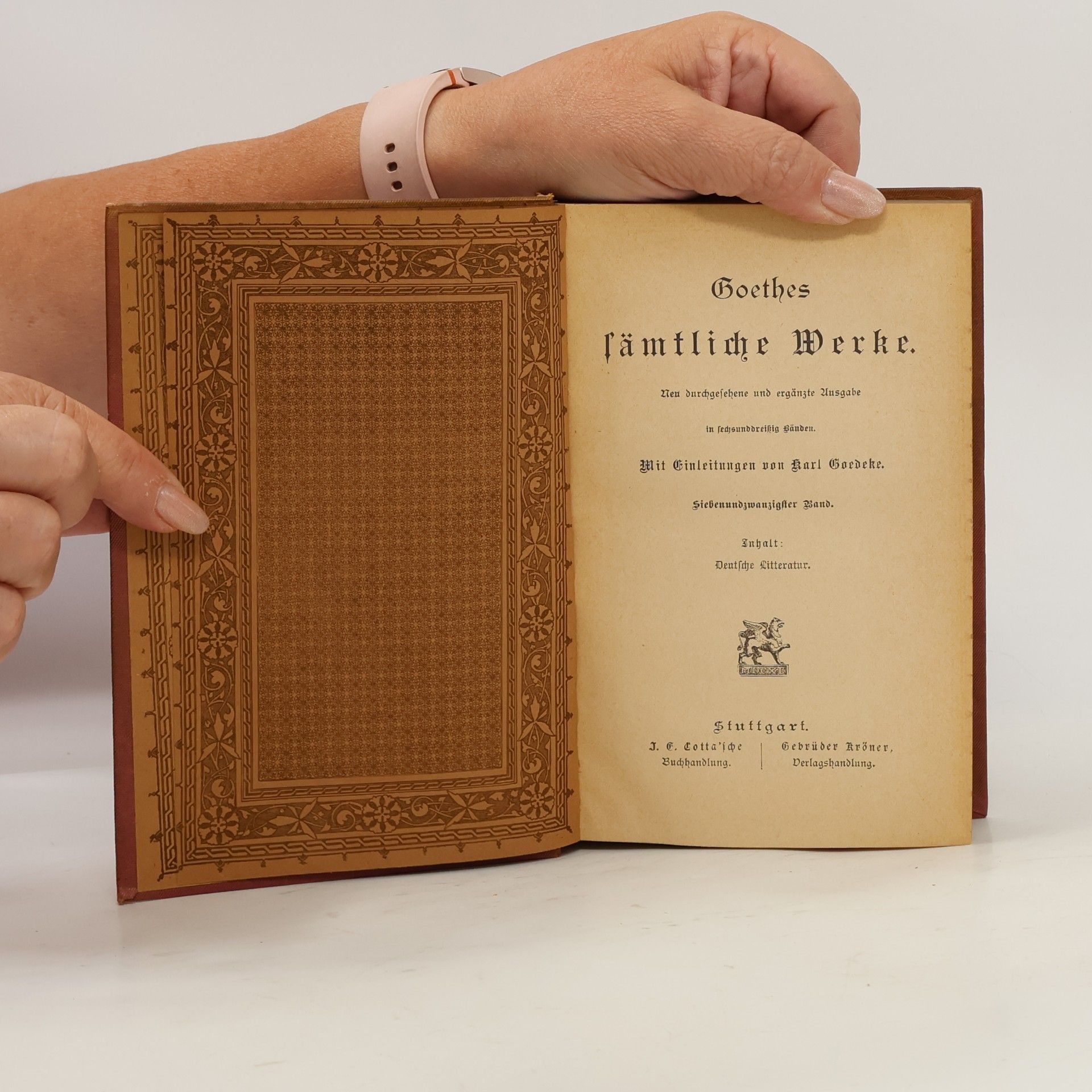 Johann Wolfgang von Goethe Goethes Sämtliche Werke. Band 27