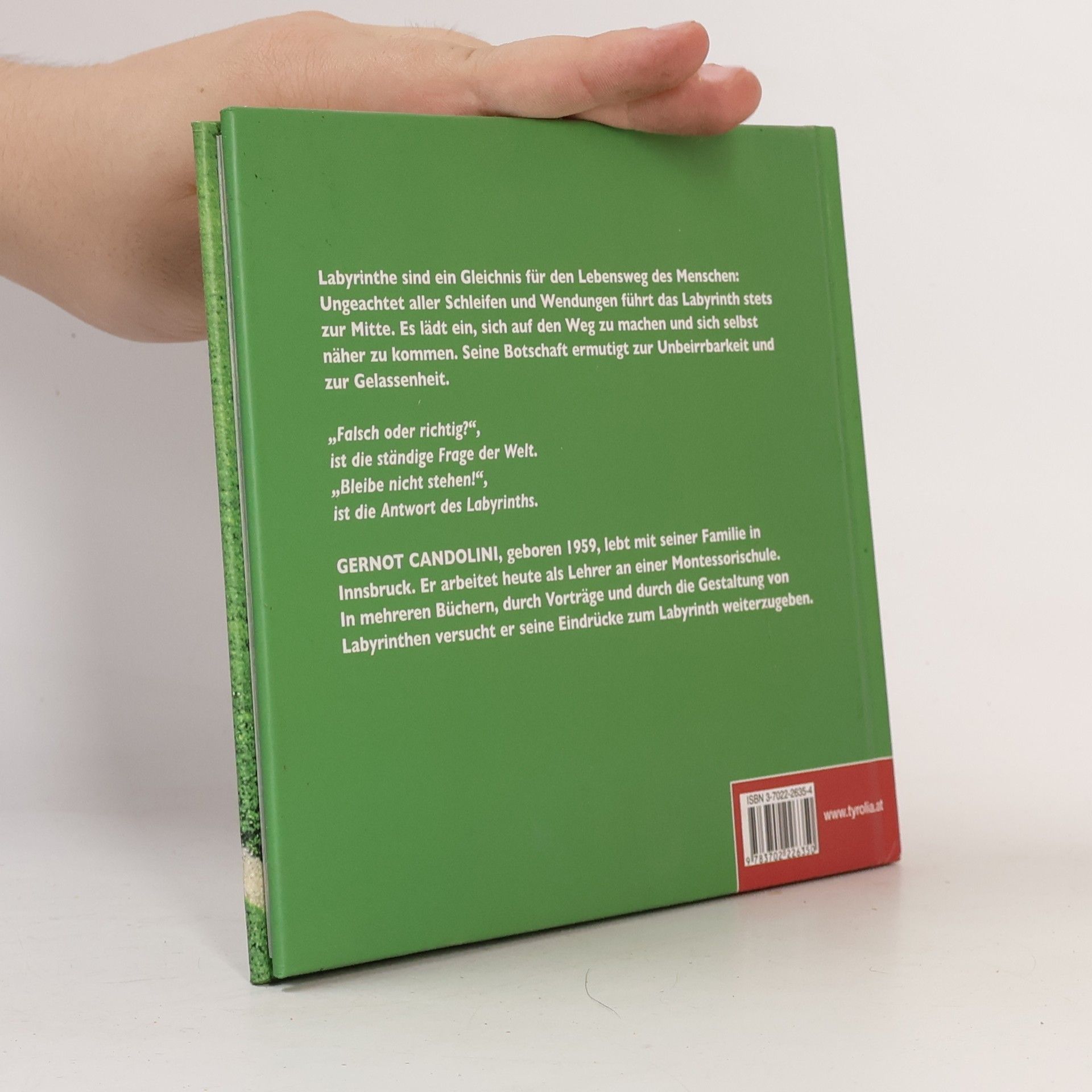 Gernot Candolini Im Labyrinth, kleine Ausgabe