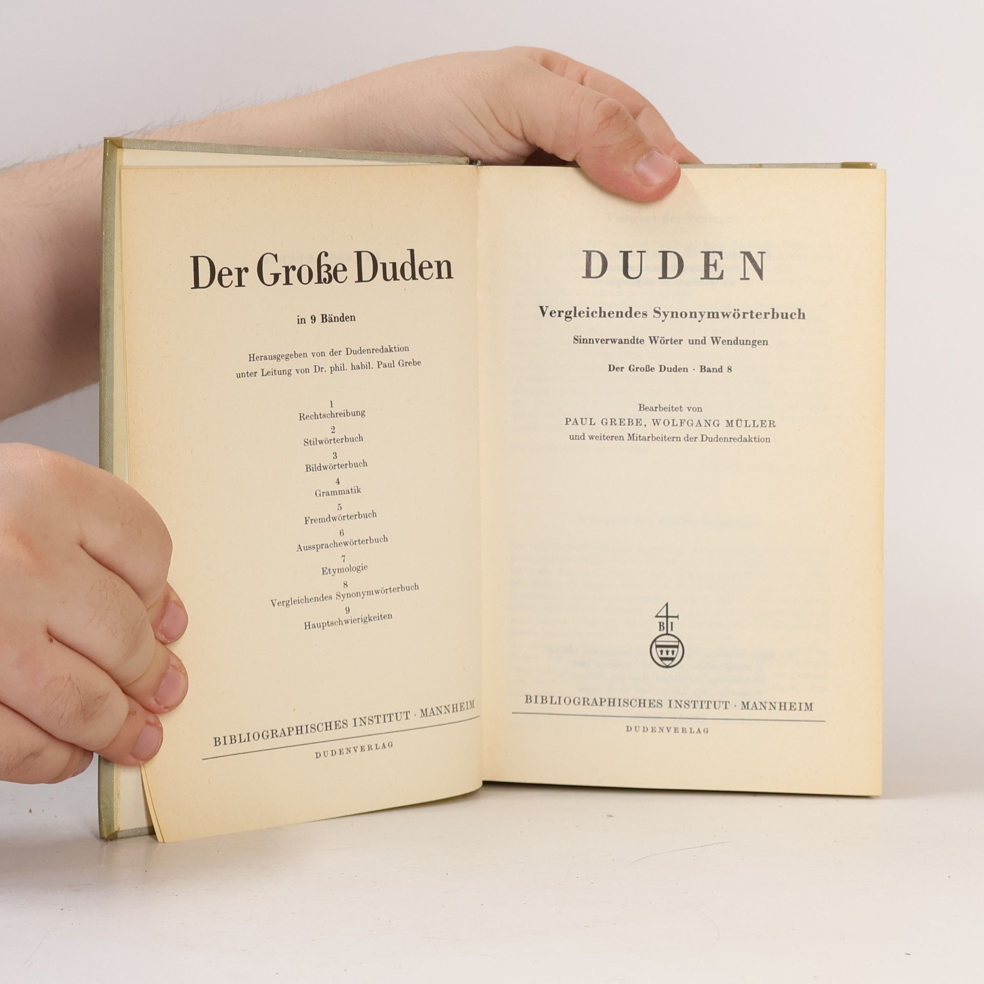 Kolektiv autorů Der Große Duden 8. Synonymwörterbuch