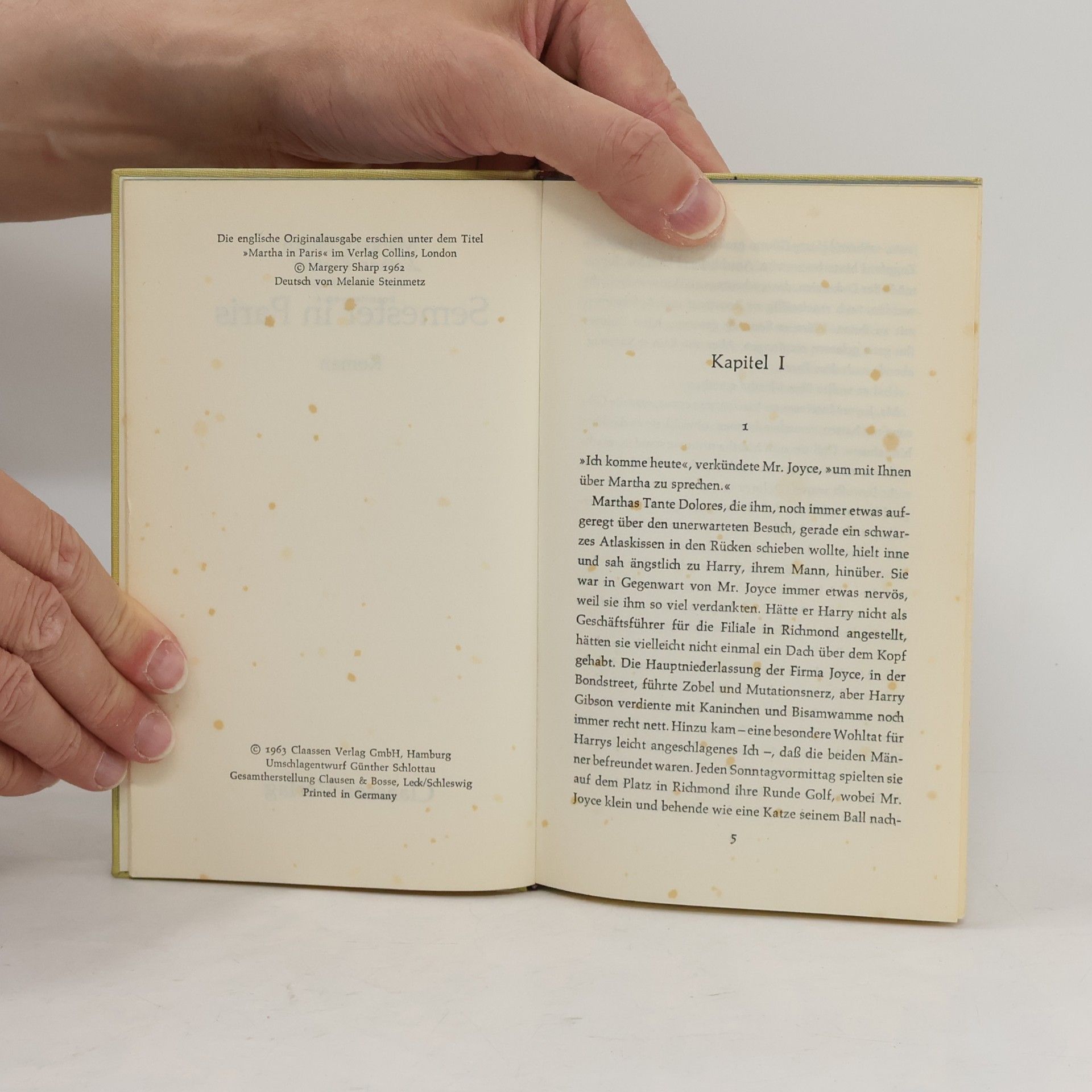 Margery Sharp Semester in Paris