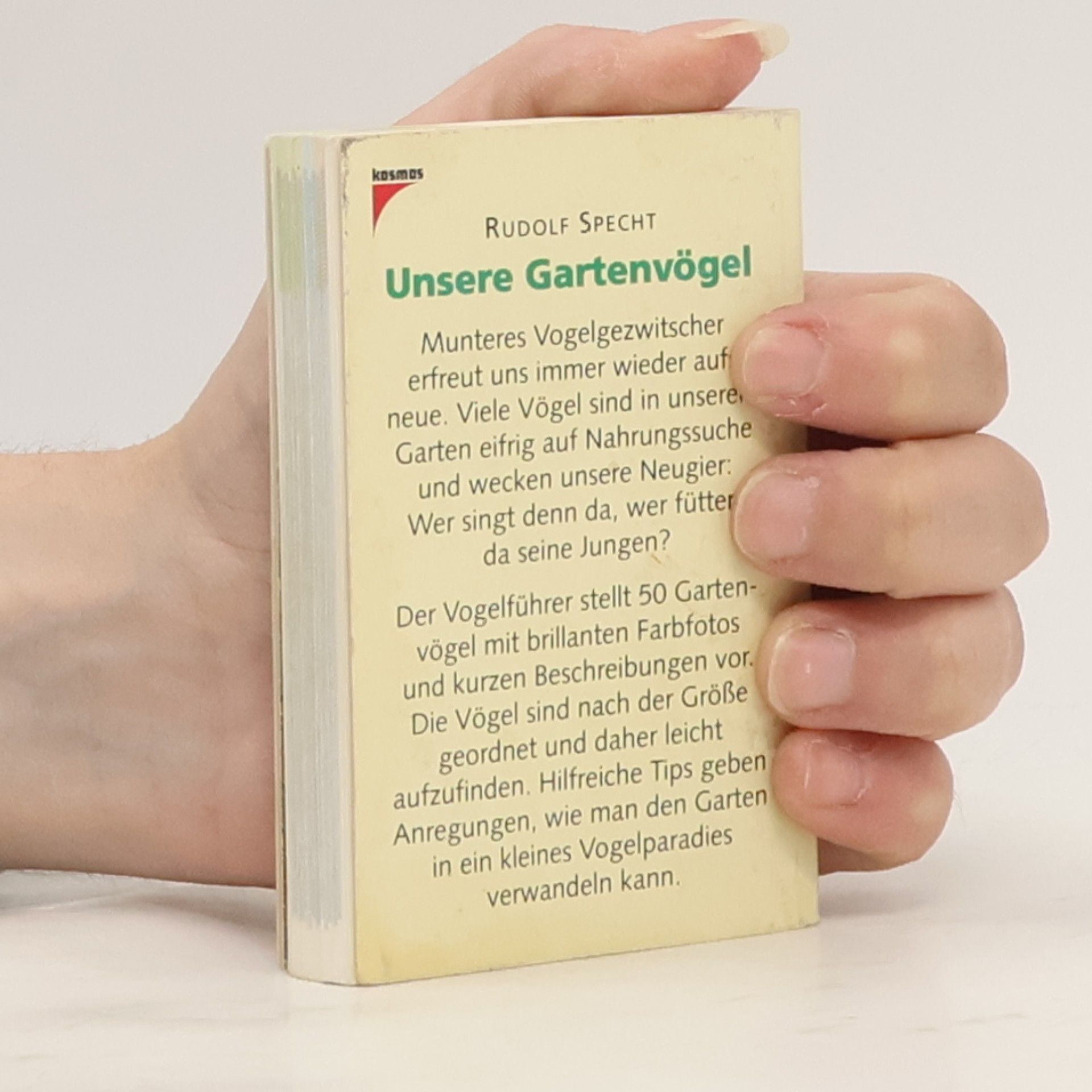 Rudolf Specht Unsere Gartenvögel und ihre Gesänge, m. Cassette