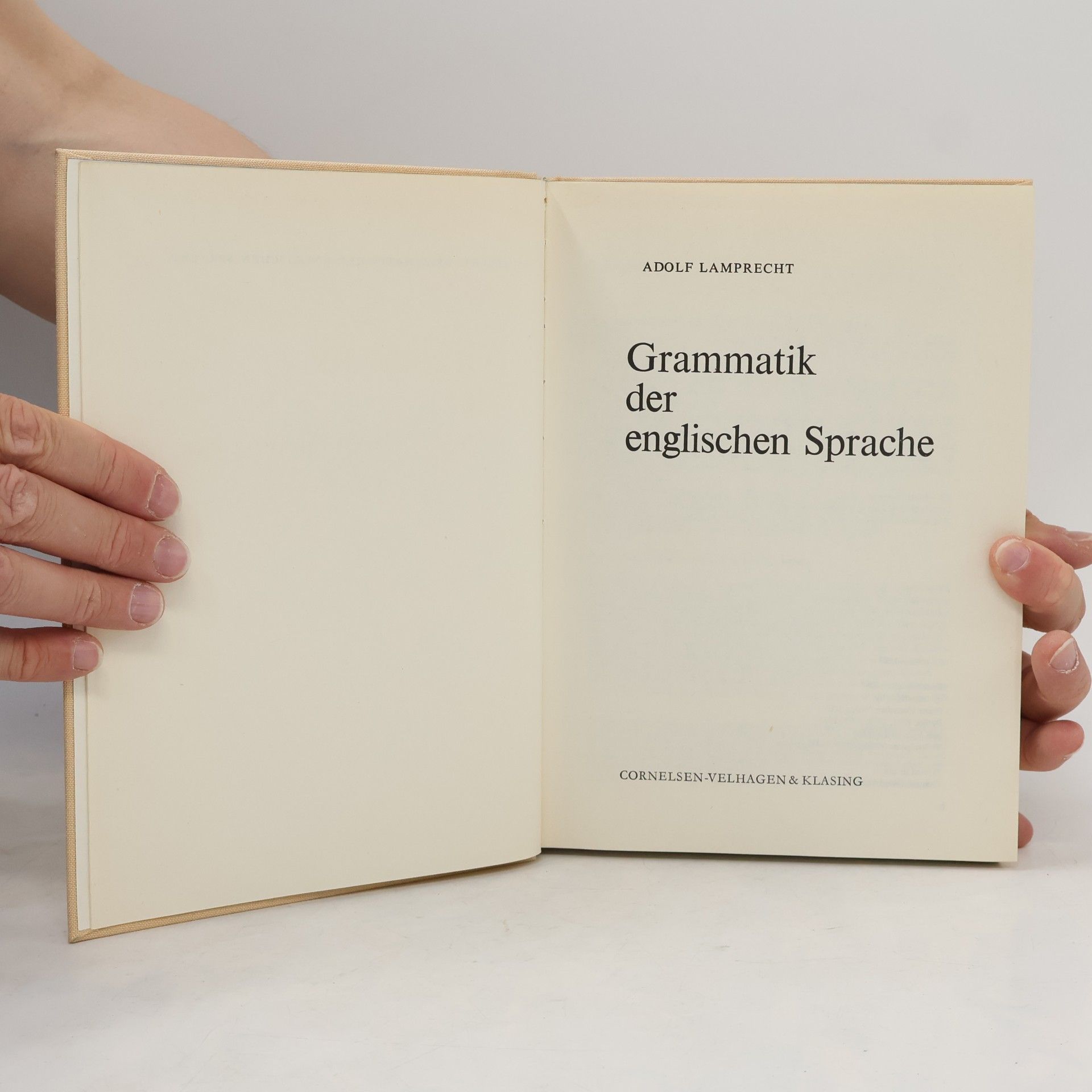 Autores varios Grammatik der englischen Sprache