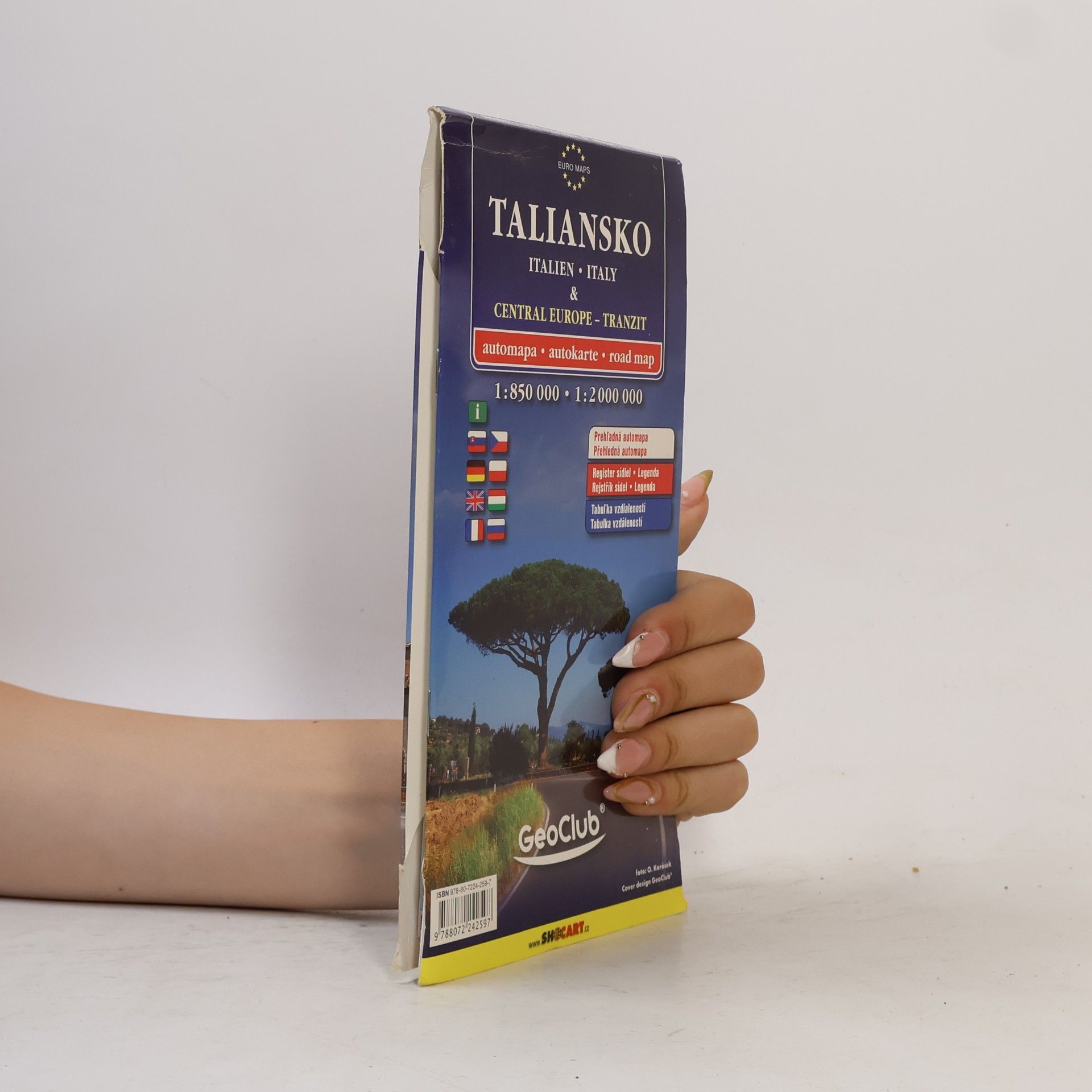 GeoClub Itálie automapa 1:850 000